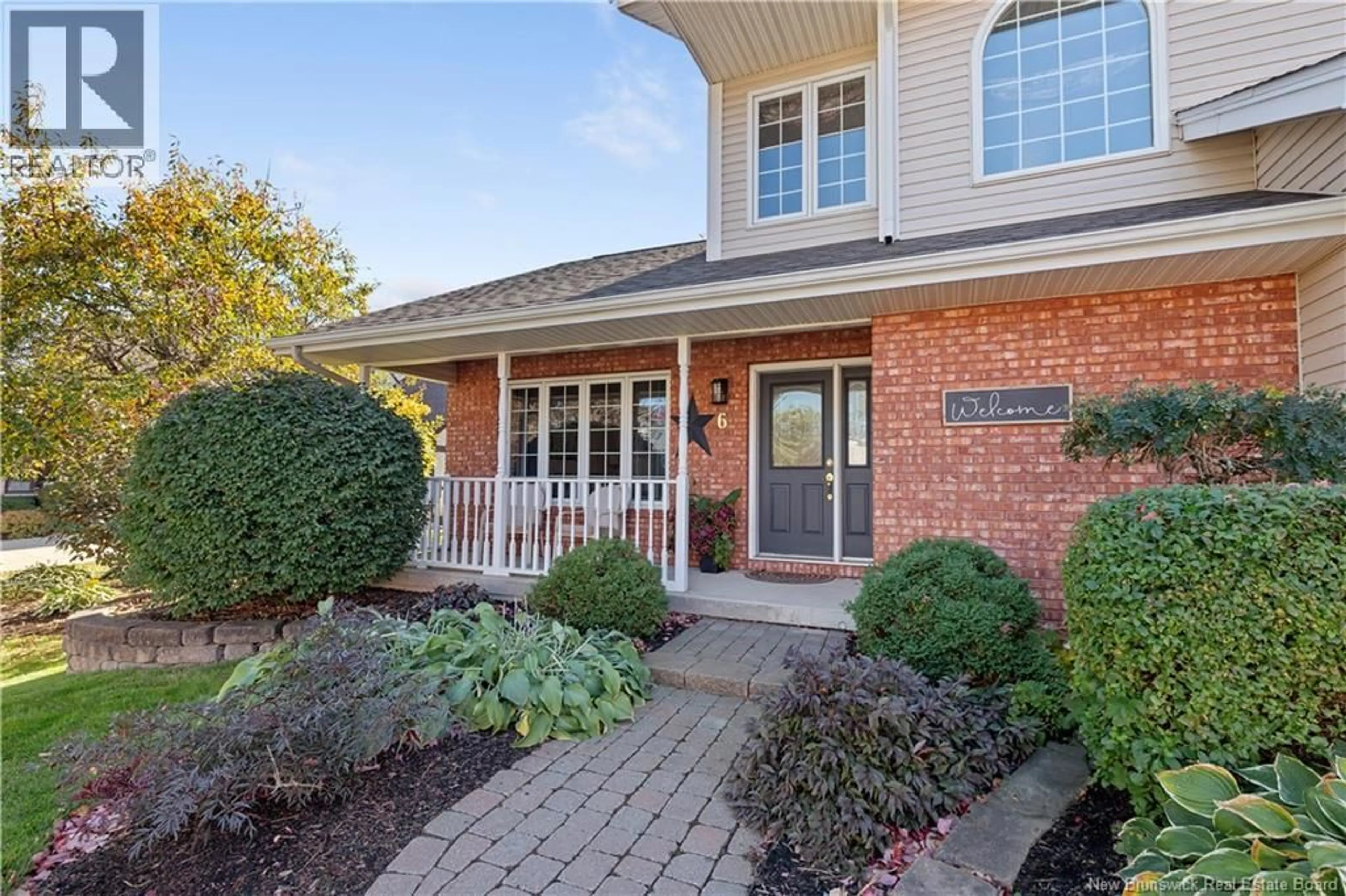 Home with brick exterior material, street for 6 SPRUCE GARDEN COURT, Riverview New Brunswick E1B4P7
