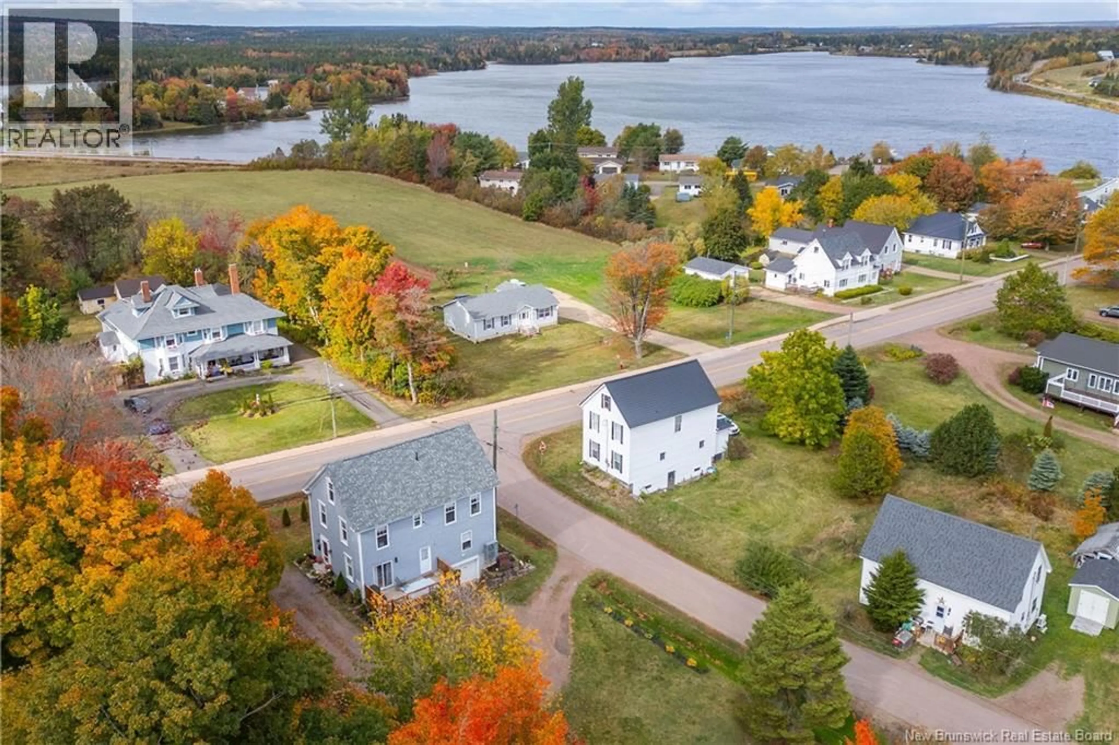 A pic from outside/outdoor area/front of a property/back of a property/a pic from drone, water/lake/river/ocean view for 1 SCHOOL LANE, Sackville New Brunswick E4L3J8