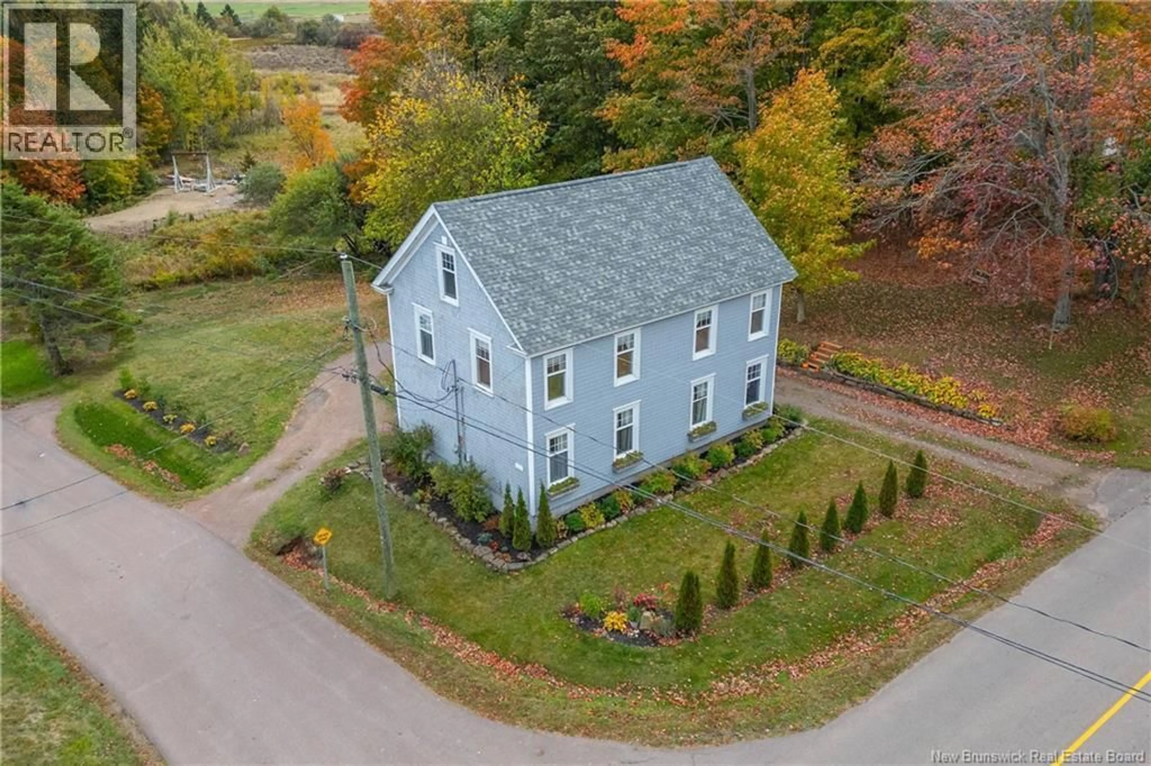 A pic from outside/outdoor area/front of a property/back of a property/a pic from drone, building for 1 SCHOOL LANE, Sackville New Brunswick E4L3J8