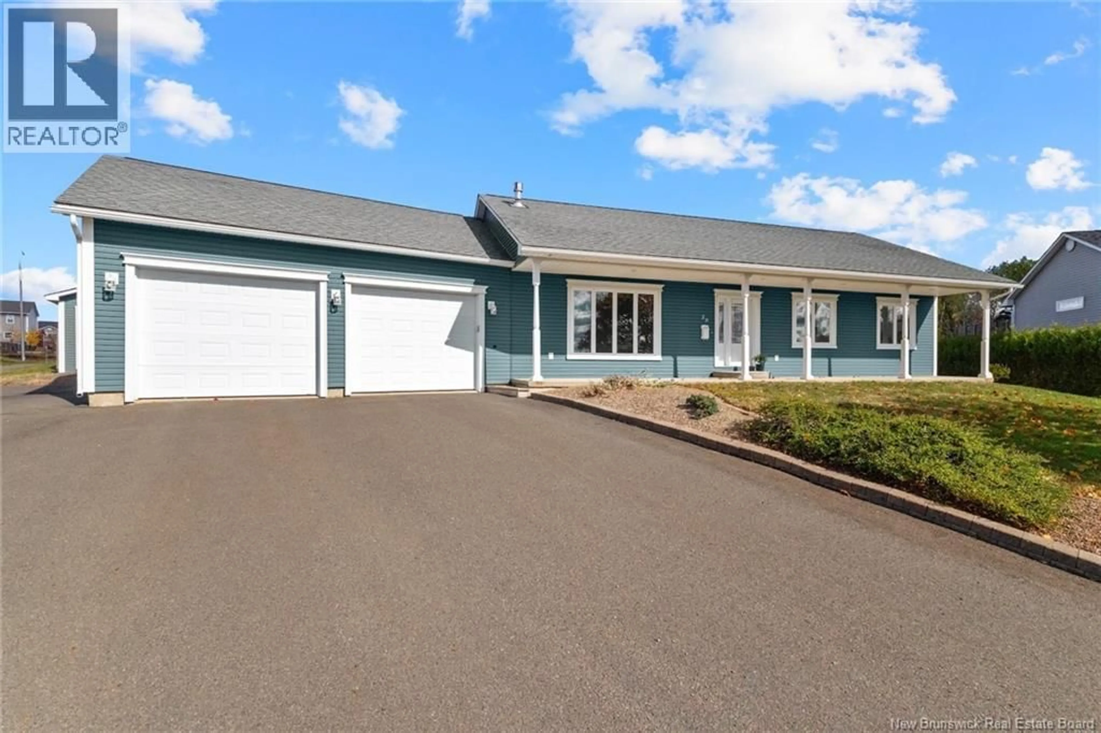 Home with vinyl exterior material, street for 56 WATLING CRESCENT, Oromocto New Brunswick E2V4M8