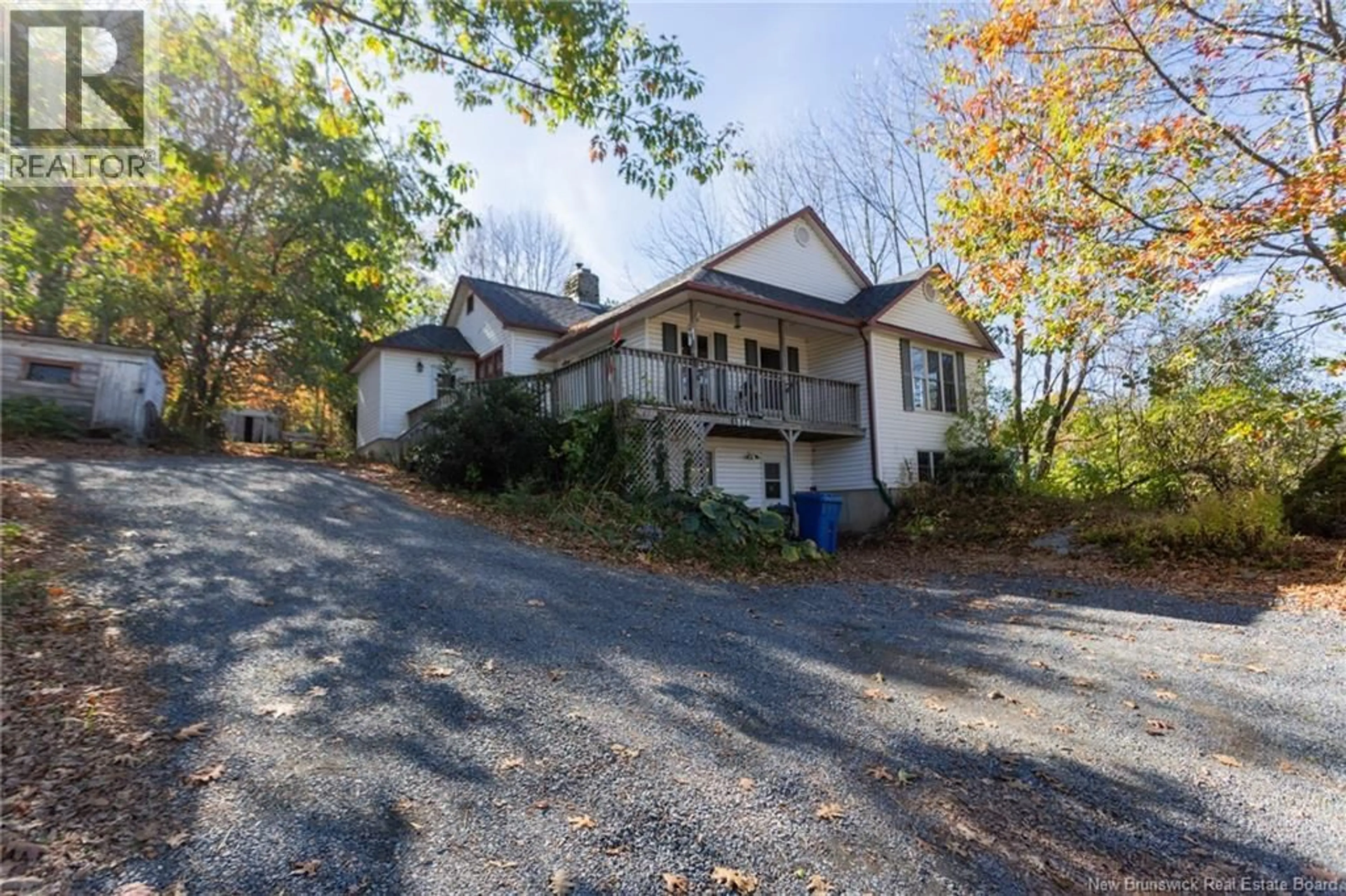 A pic from outside/outdoor area/front of a property/back of a property/a pic from drone, unknown for 1856 WOODSTOCK ROAD, Fredericton New Brunswick E3C1L4
