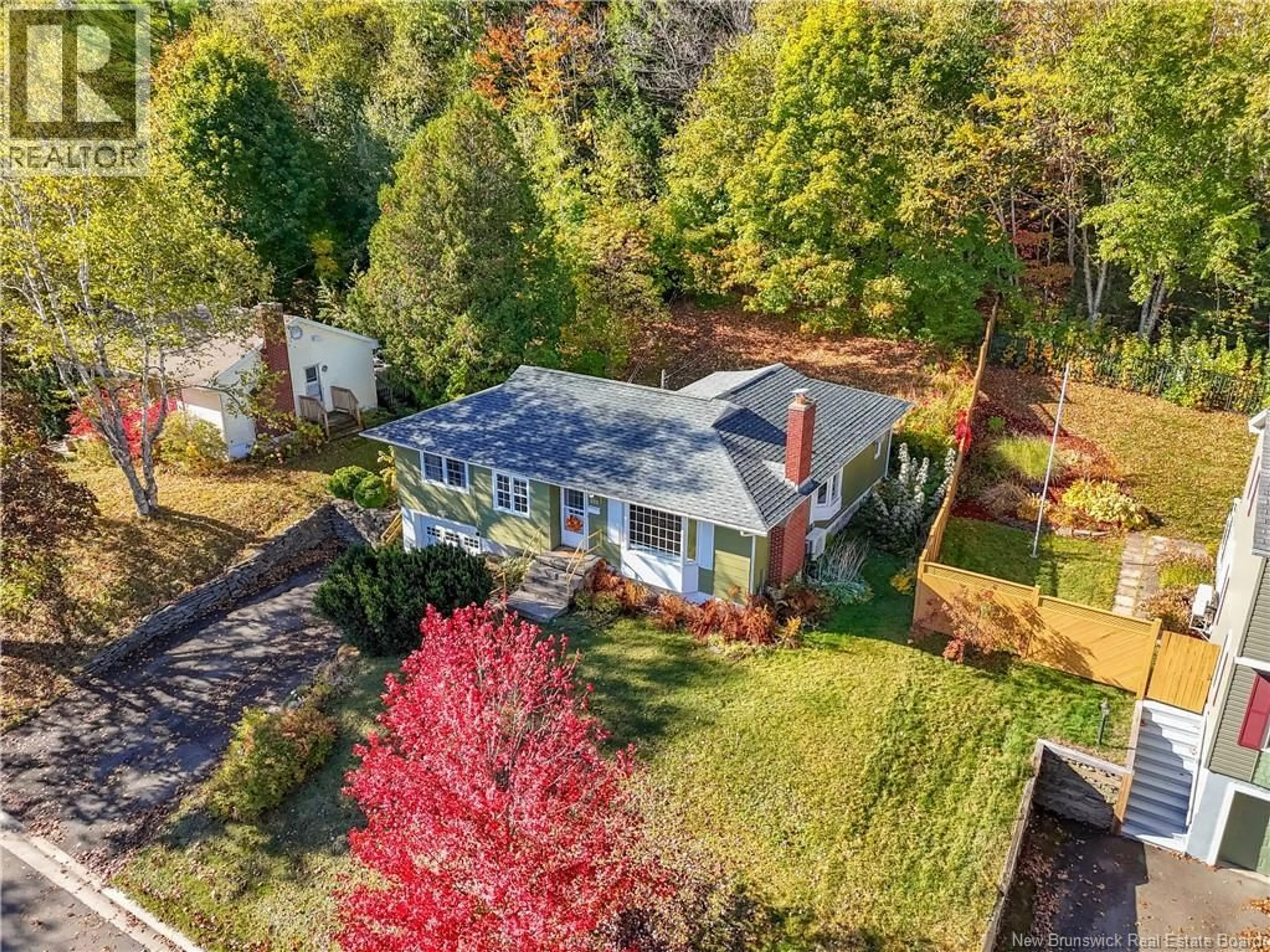 A pic from outside/outdoor area/front of a property/back of a property/a pic from drone, unknown for 225 WOODBRIDGE STREET, Fredericton New Brunswick E3B4R4