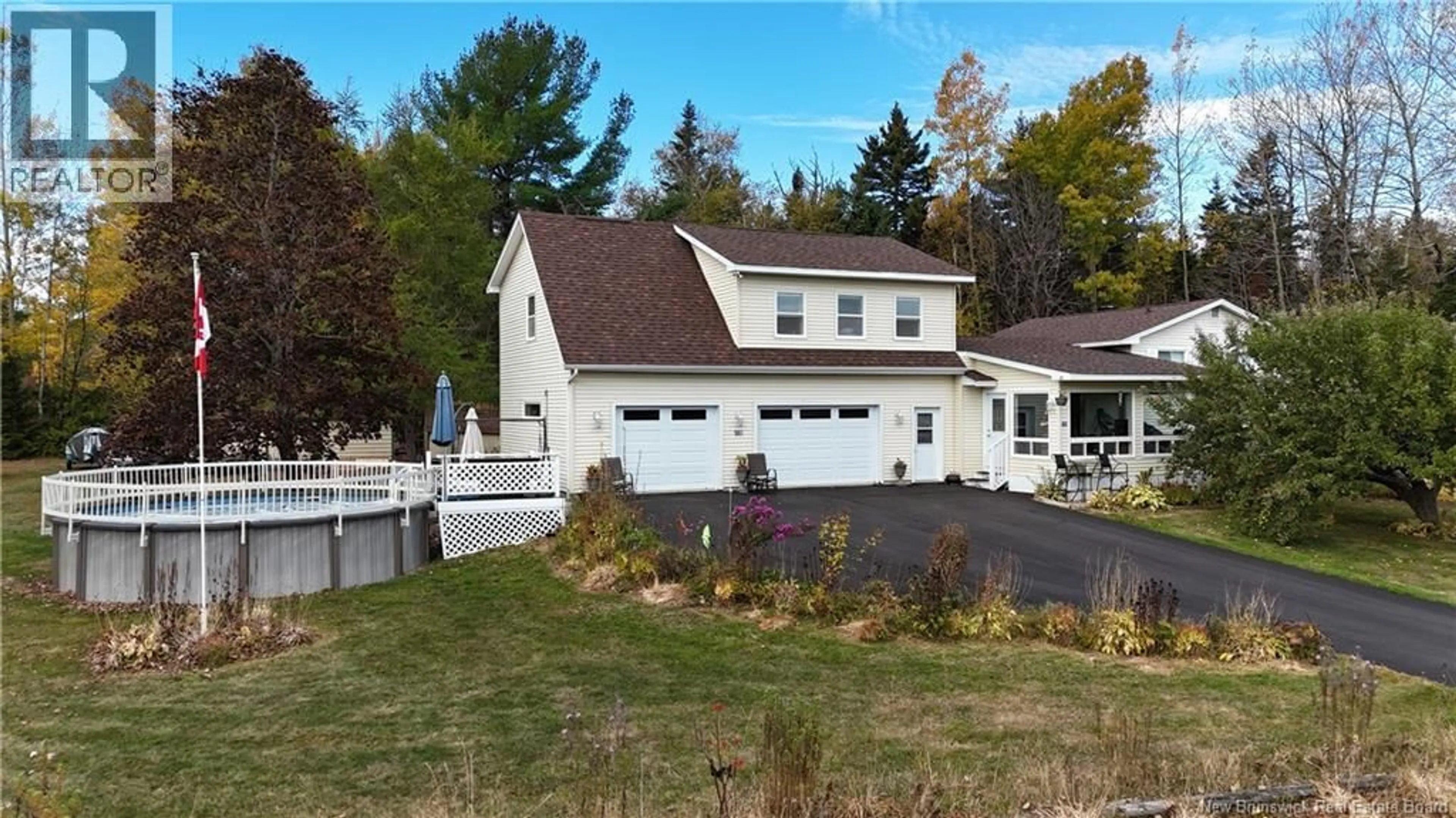 Home with vinyl exterior material, street for 48 MICHAEL AVENUE, Hanwell New Brunswick E3C2A2