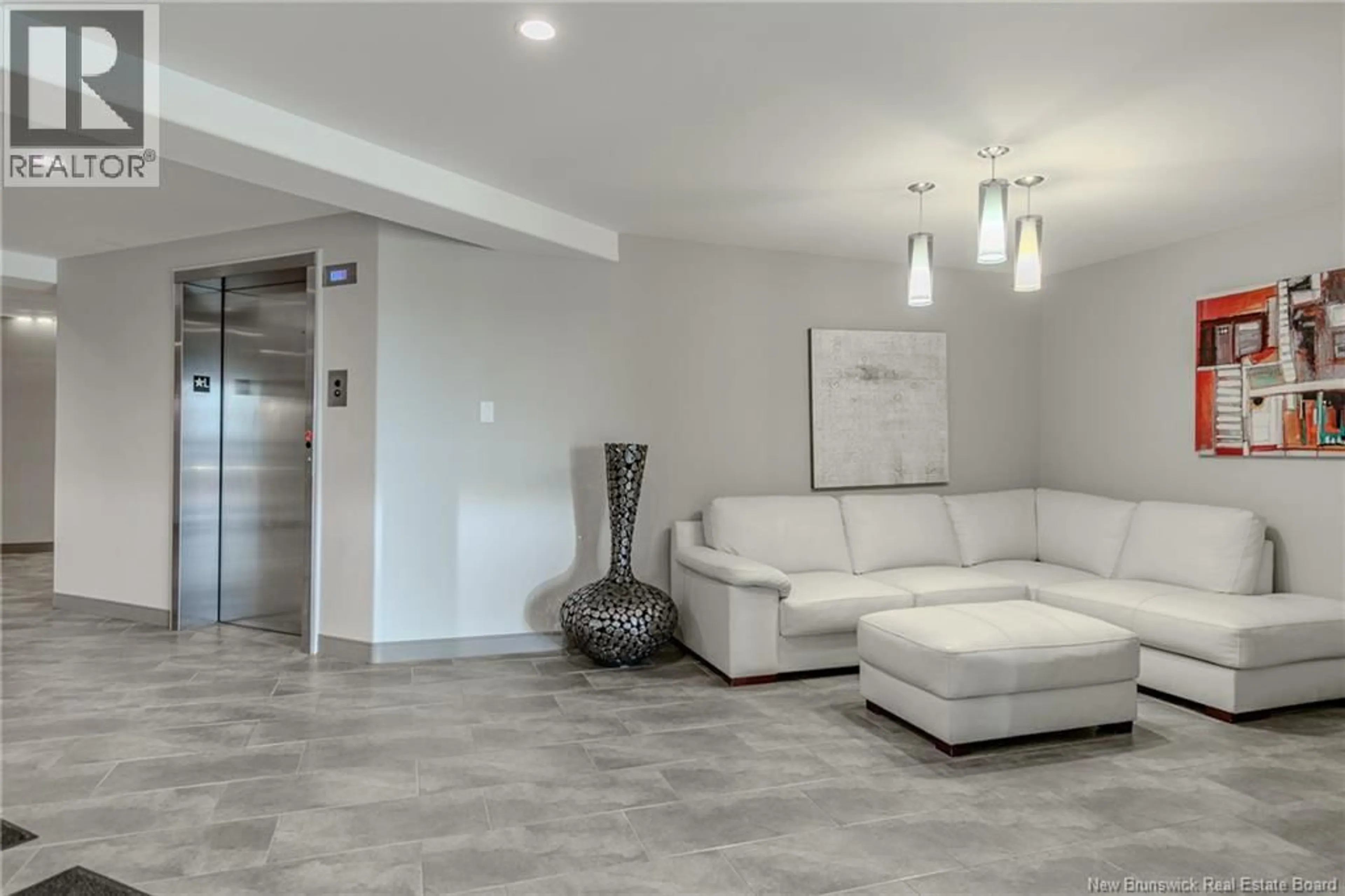 Living room with furniture, ceramic/tile floor for 15 - 130 ARLINGTON CRESCENT, Saint John New Brunswick E2K0J1