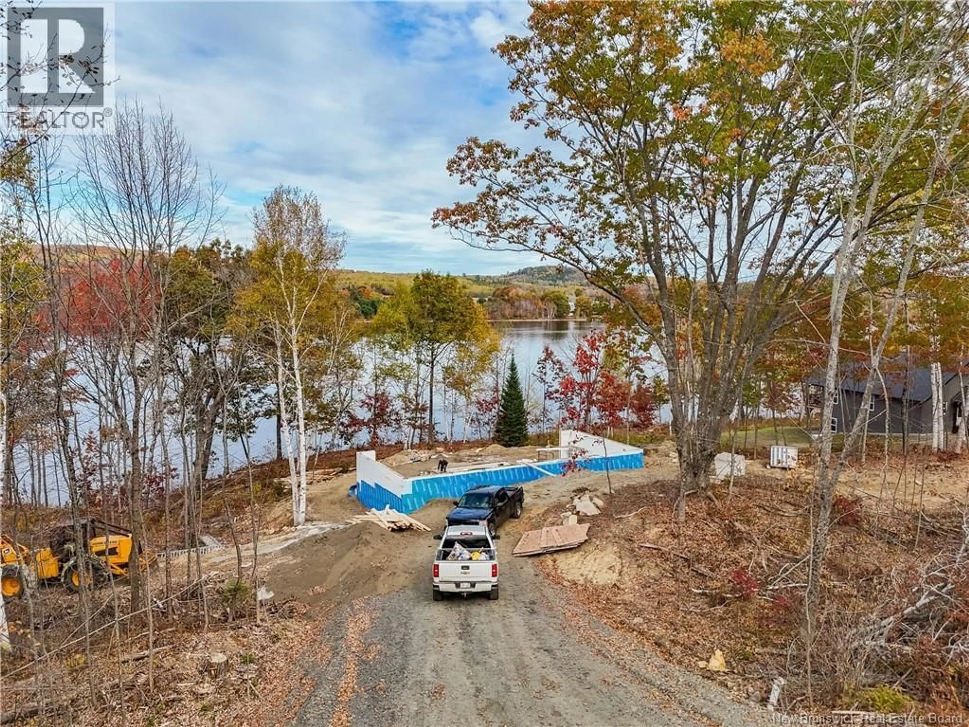 A pic from outside/outdoor area/front of a property/back of a property/a pic from drone, water/lake/river/ocean view for House and Lot TEMPLE ROAD, Ritchie New Brunswick E6H1H4