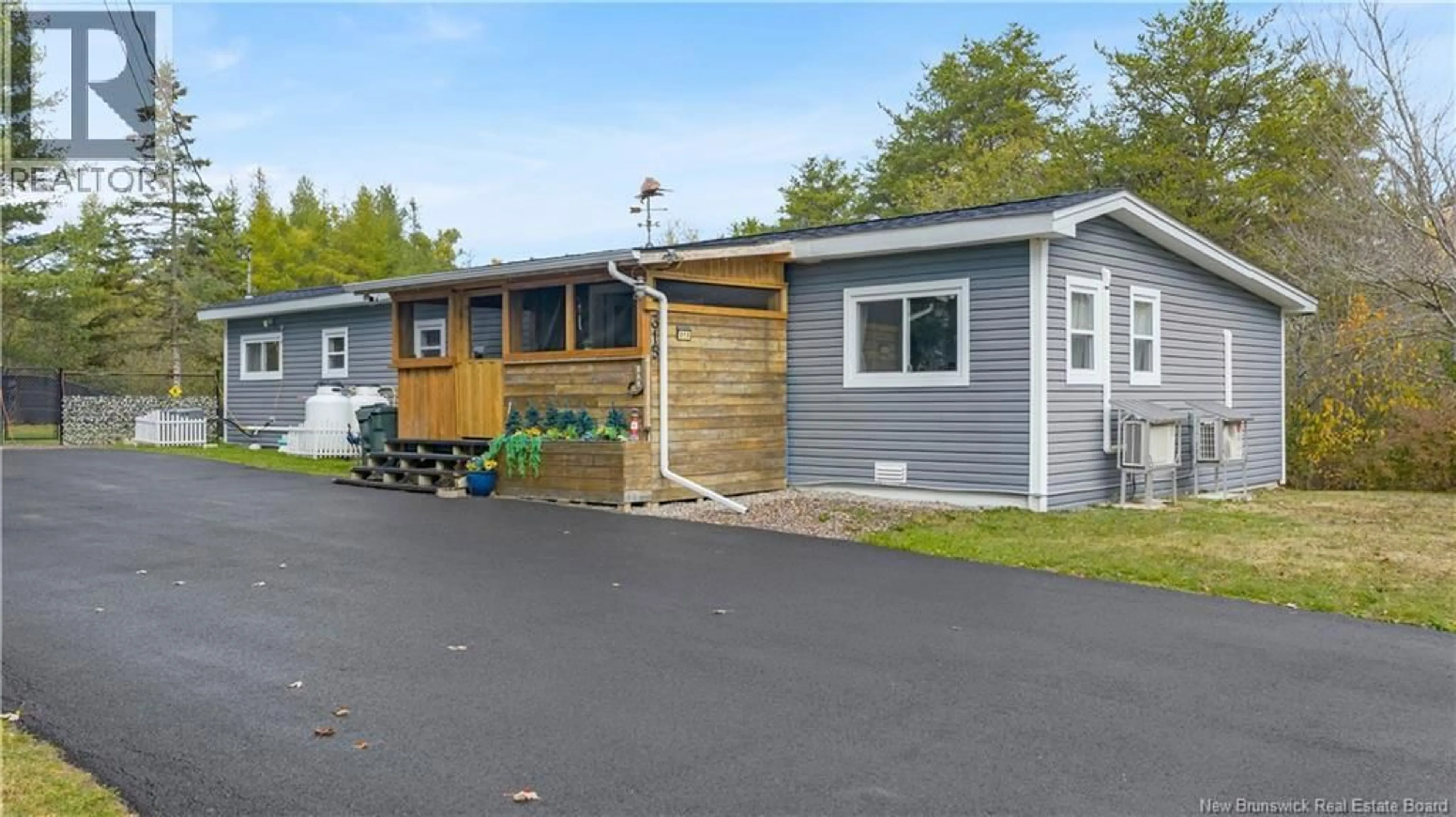 Home with vinyl exterior material, street for 315 BRITTAIN ROAD, Nerepis New Brunswick E5K3N5