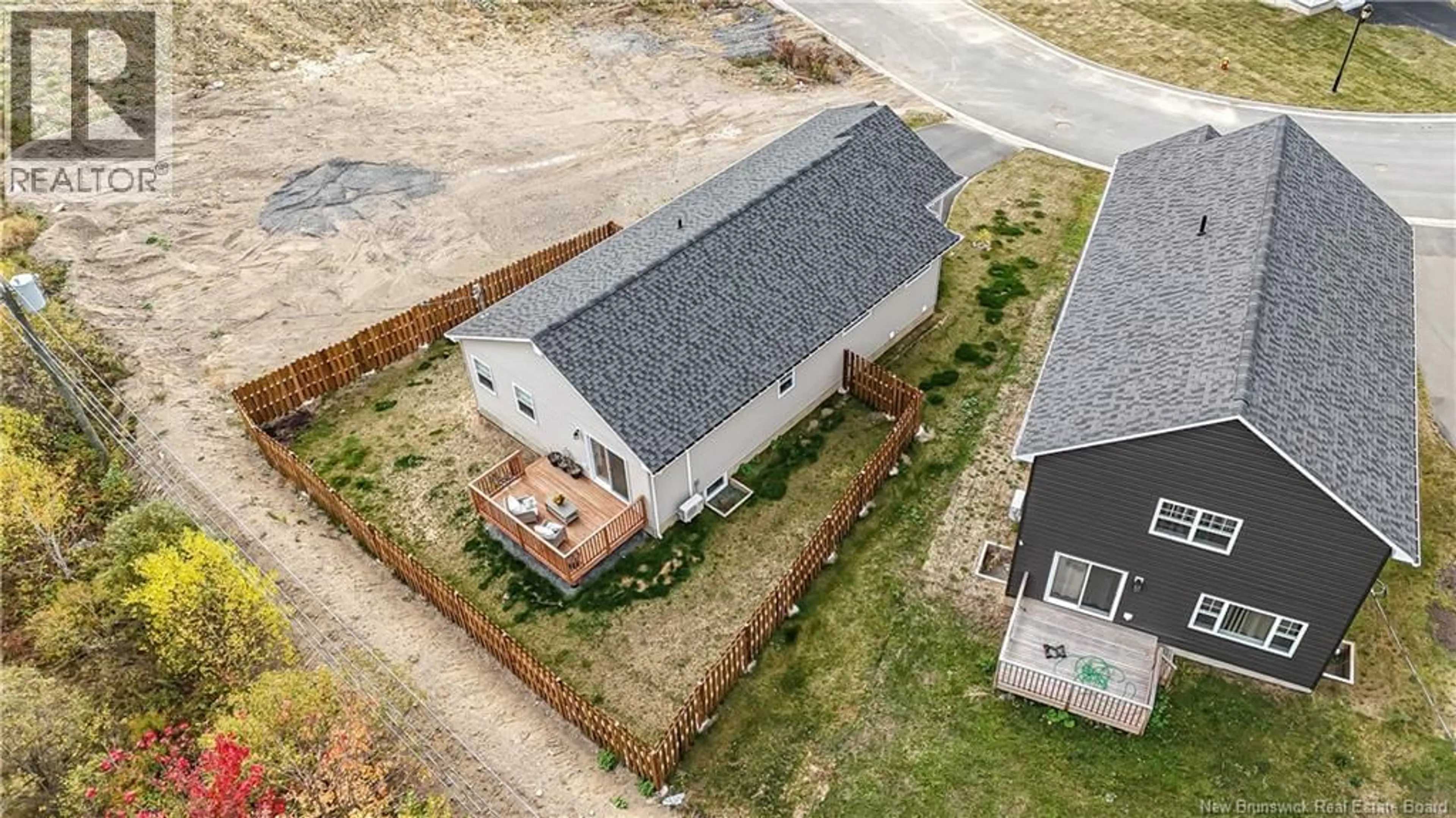 A pic from outside/outdoor area/front of a property/back of a property/a pic from drone, building for 99 BRAMBLE WAY, Fredericton New Brunswick E3G0C8