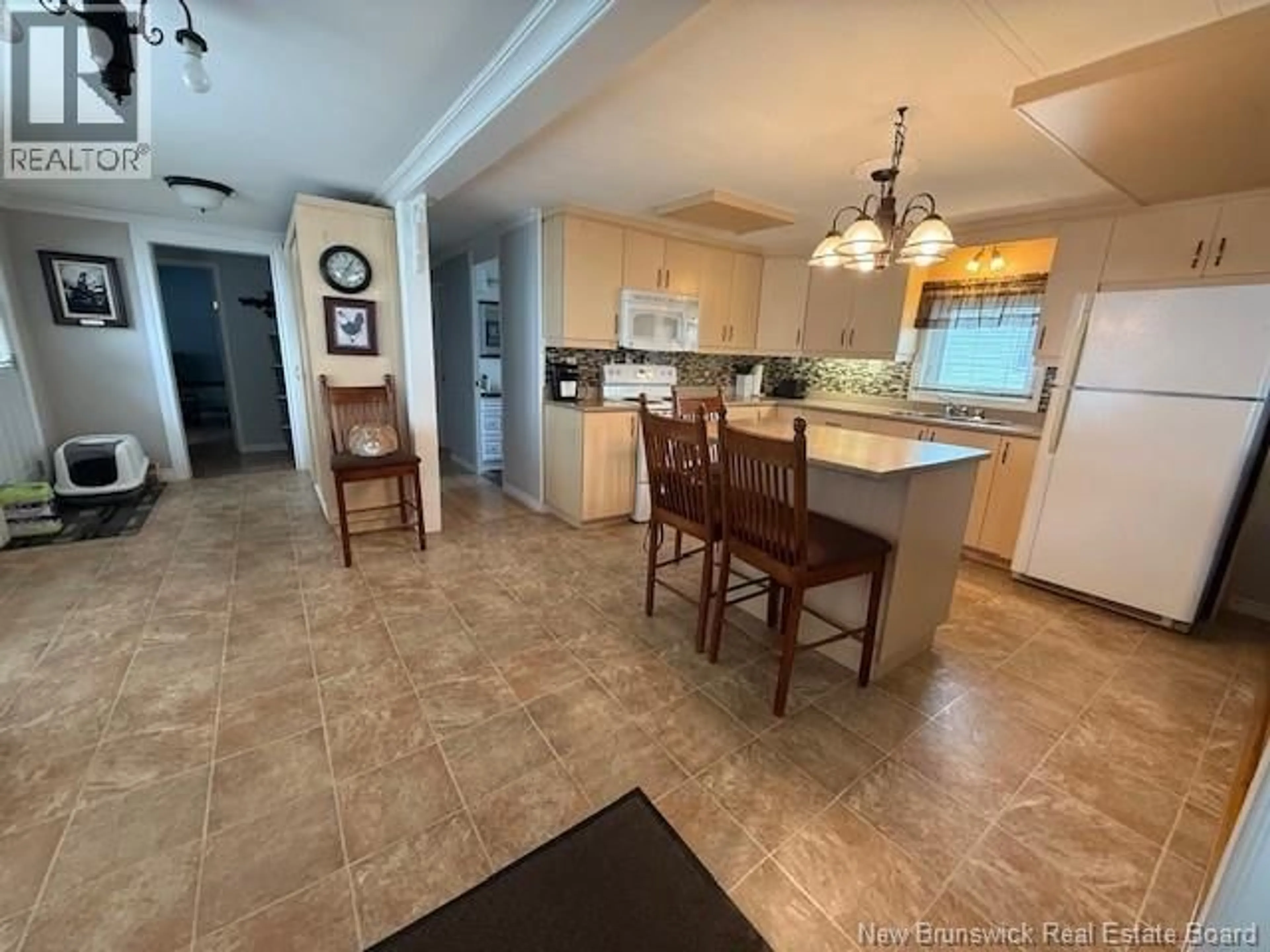 Open concept kitchen, ceramic/tile floor for 29 MOUNTAIN VIEW PLACE, Campbellton New Brunswick E3N3K8