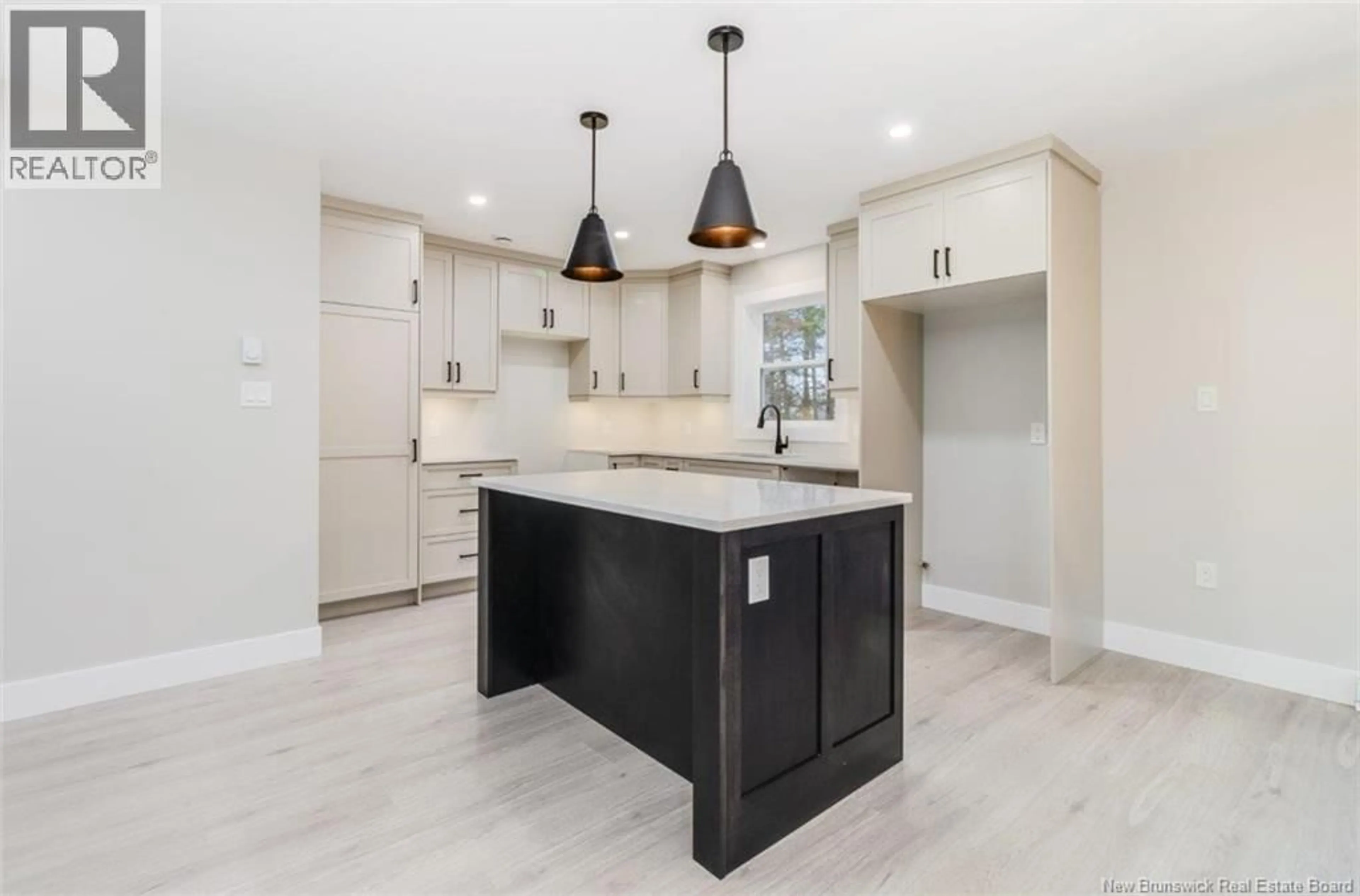 Open concept kitchen, ceramic/tile floor for 55 SANDLEWOOD LANE, Douglas New Brunswick E3G0E7