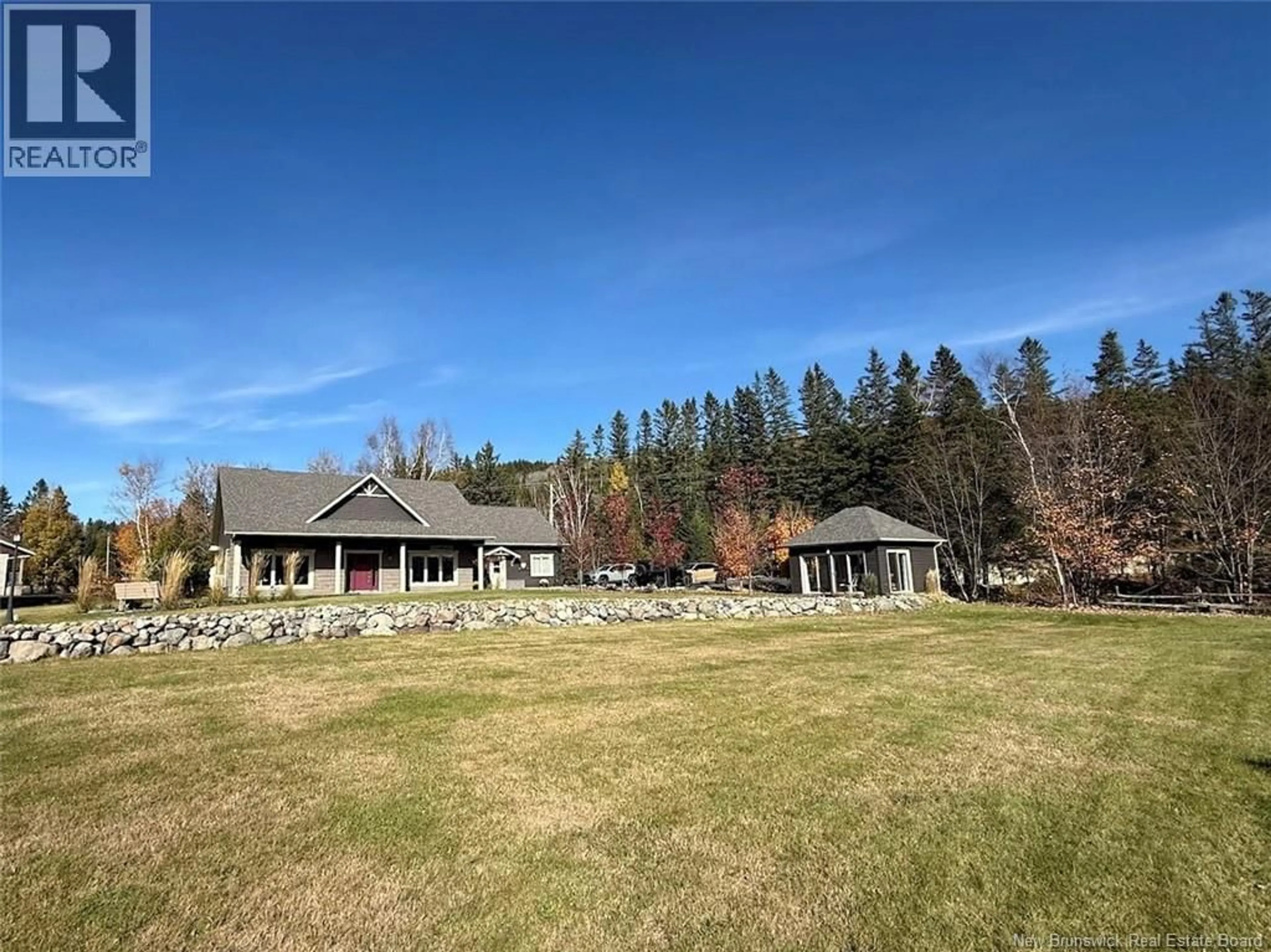 A pic from outside/outdoor area/front of a property/back of a property/a pic from drone, mountain view for 134 TITUS ROAD, Edmundston New Brunswick E3V5B5