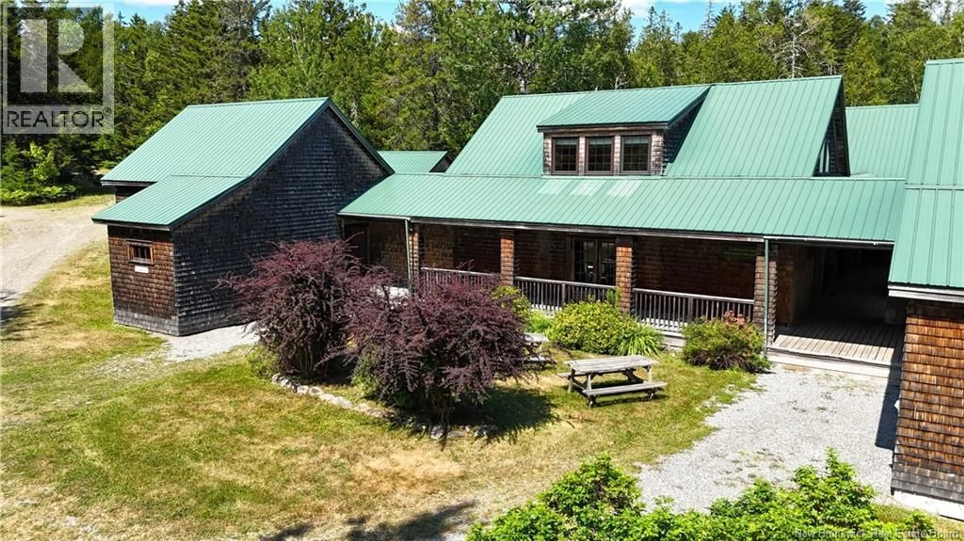 A pic from outside/outdoor area/front of a property/back of a property/a pic from drone, mountain view for 1 CHAMCOOK LAKE ROAD, Chamcook New Brunswick E5B2Z5