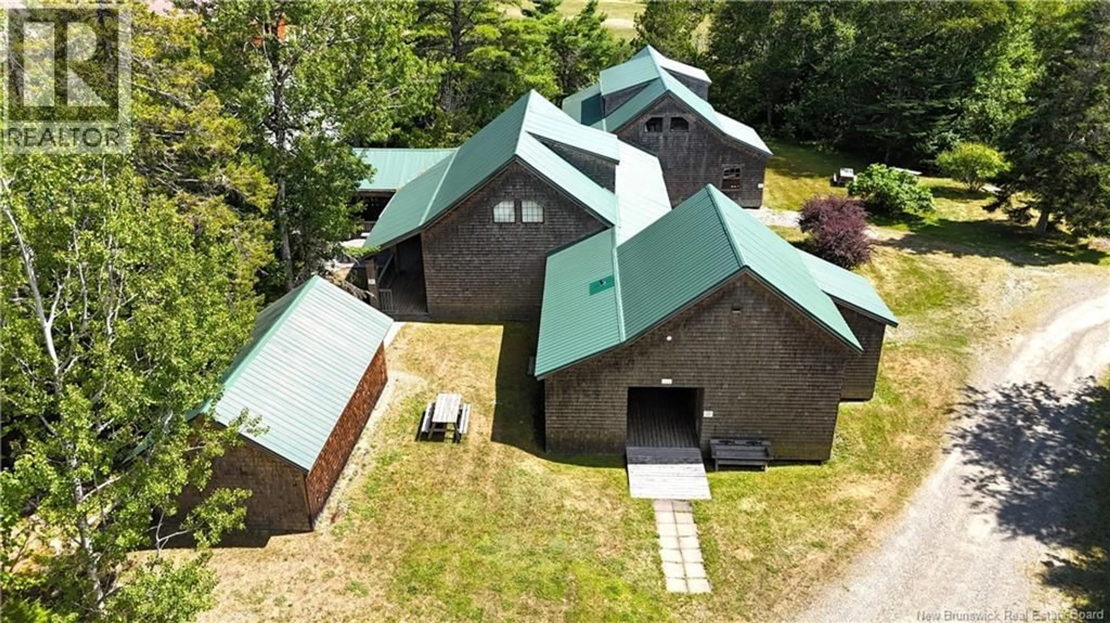 A pic from outside/outdoor area/front of a property/back of a property/a pic from drone, building for 1 CHAMCOOK LAKE ROAD, Chamcook New Brunswick E5B2Z5