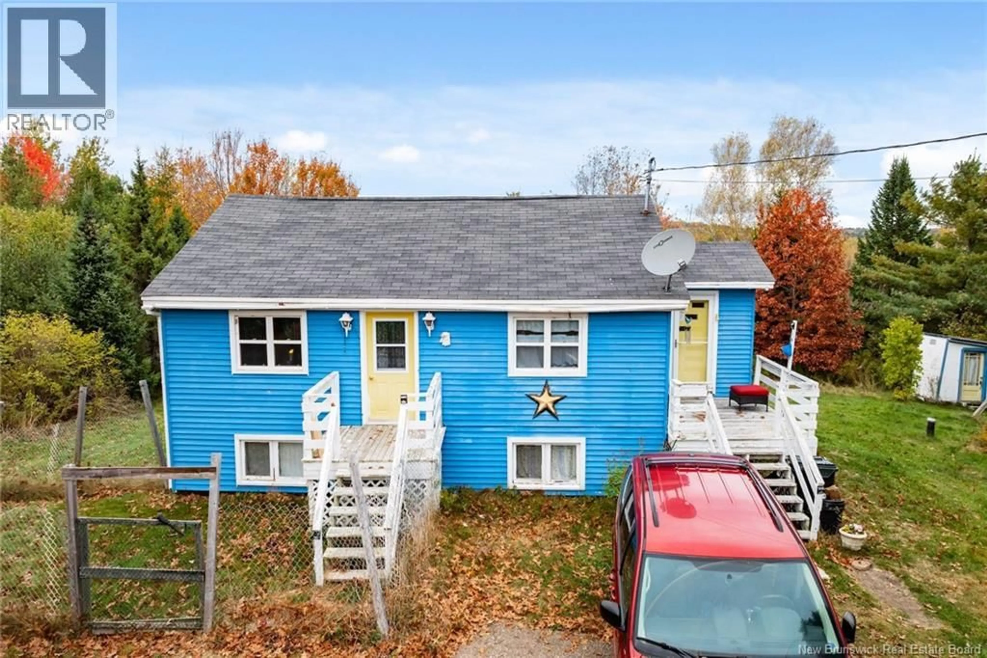 A pic from outside/outdoor area/front of a property/back of a property/a pic from drone, unknown for 7581 ROUTE 101, Clarendon New Brunswick E5K4C9