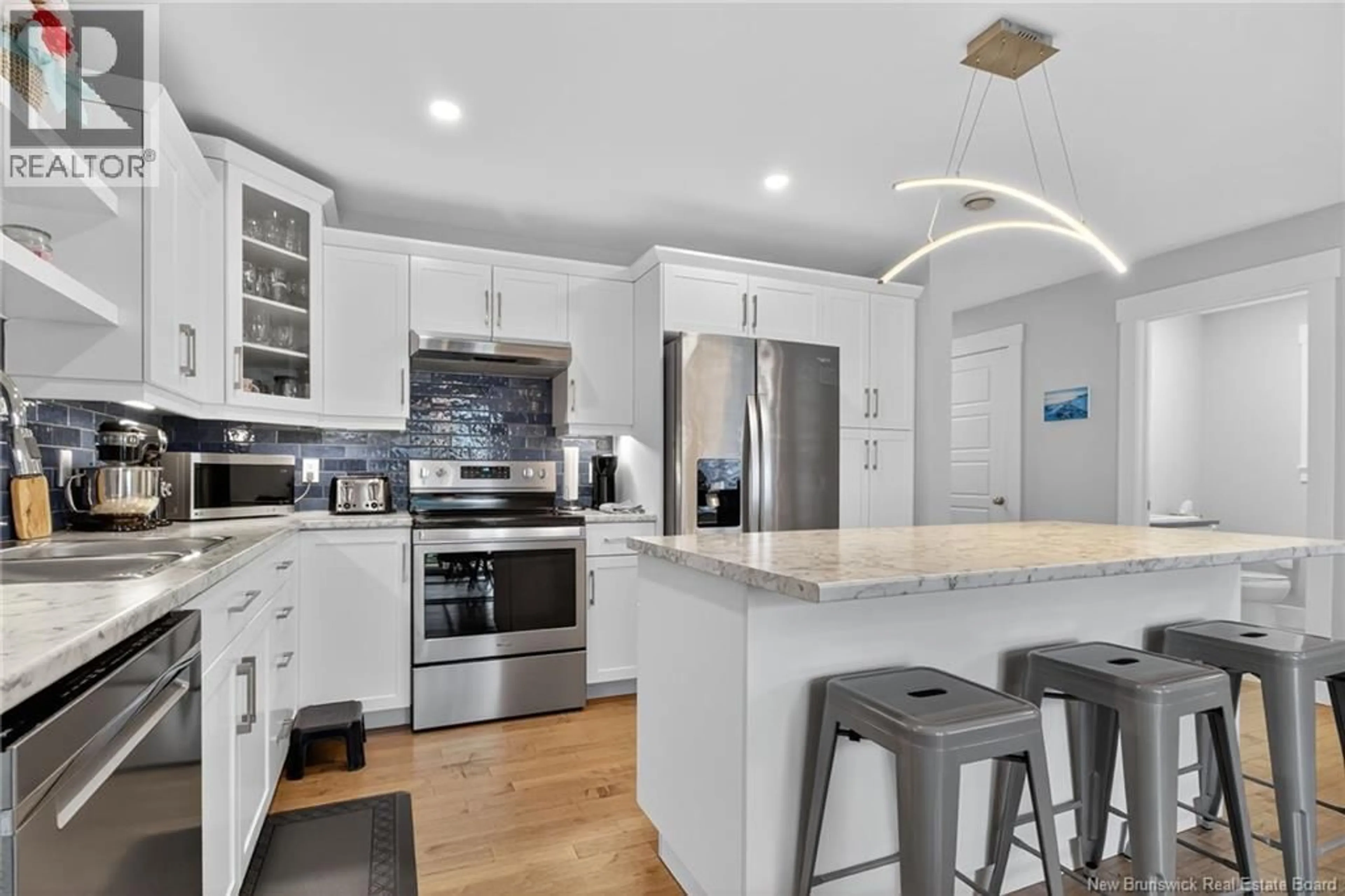 Open concept kitchen, ceramic/tile floor for 67 WAKEFIELD STREET, Moncton New Brunswick E1G6A8