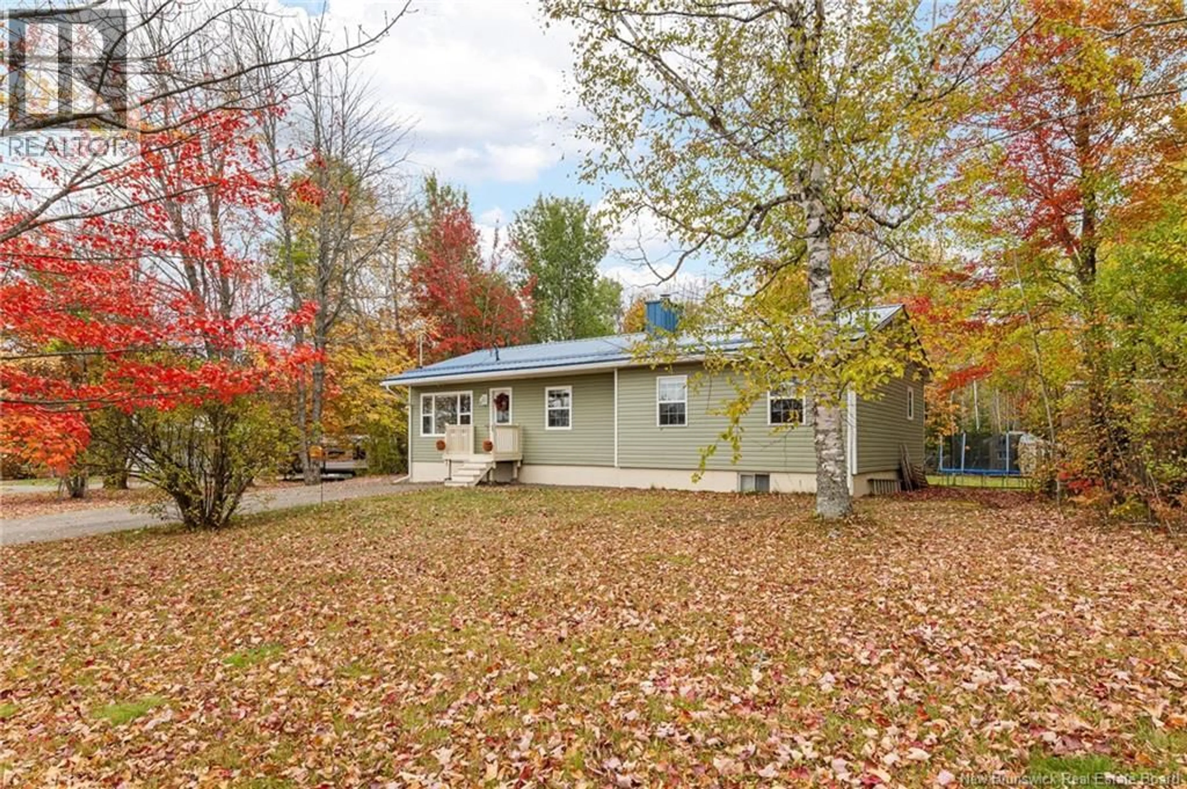 Home with vinyl exterior material, street for 225 UPPER MOUNTAIN ROAD, Boundary Creek New Brunswick E1G4A5