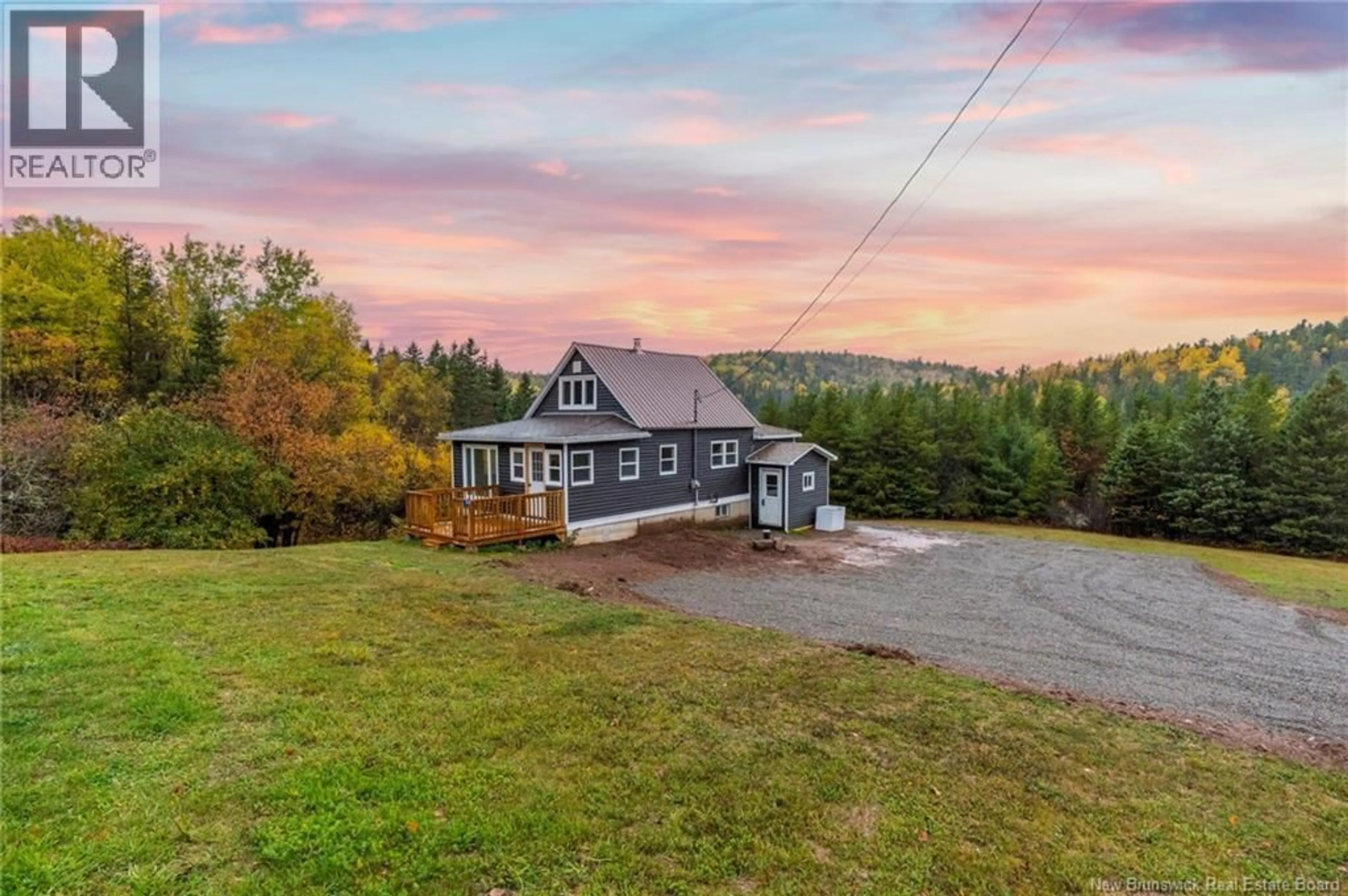 A pic from outside/outdoor area/front of a property/back of a property/a pic from drone, mountain view for 749 PROSSER BROOK ROAD, Prosser Brook New Brunswick E4Z2C9