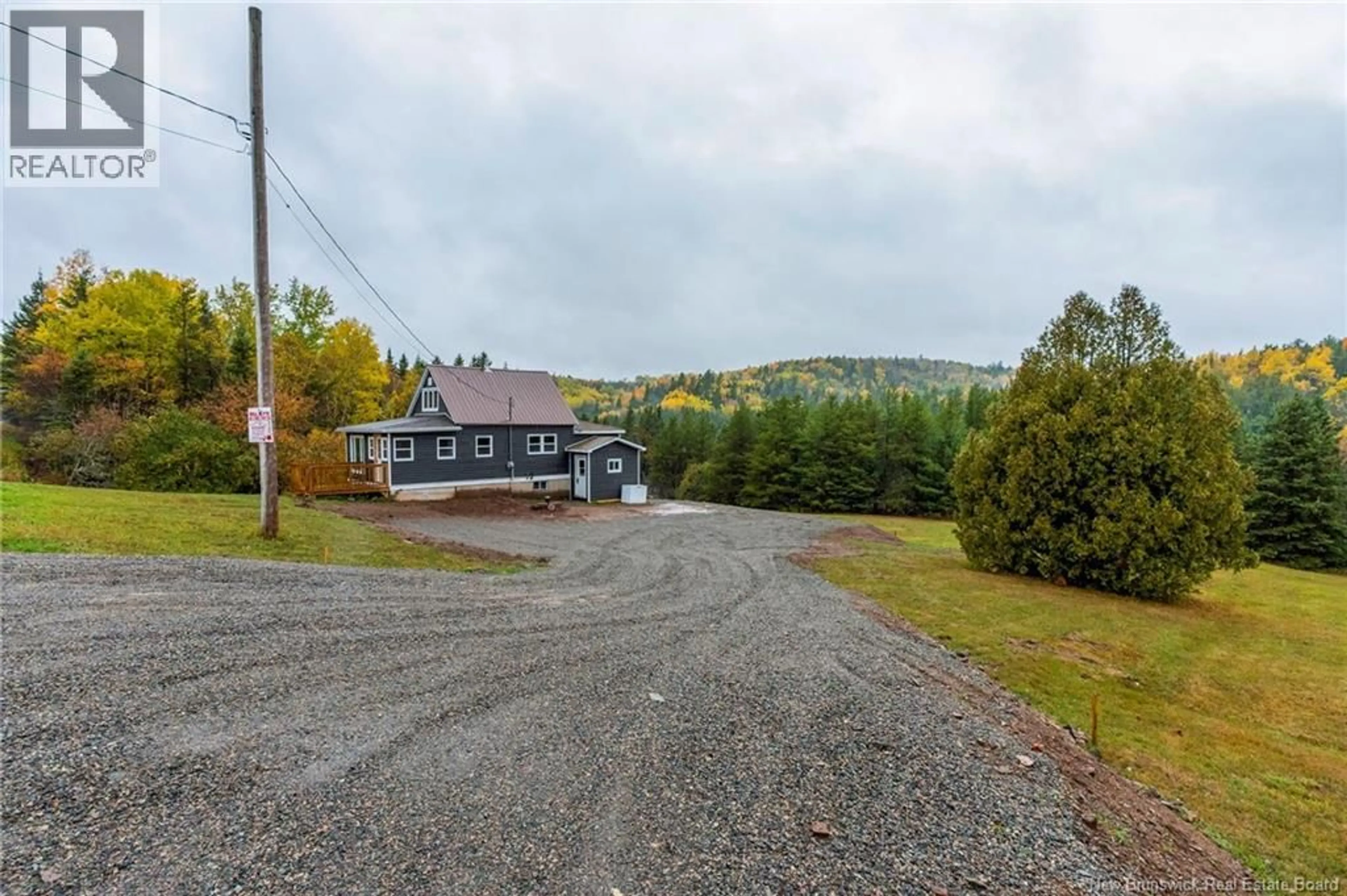 A pic from outside/outdoor area/front of a property/back of a property/a pic from drone, mountain view for 749 PROSSER BROOK ROAD, Prosser Brook New Brunswick E4Z2C9