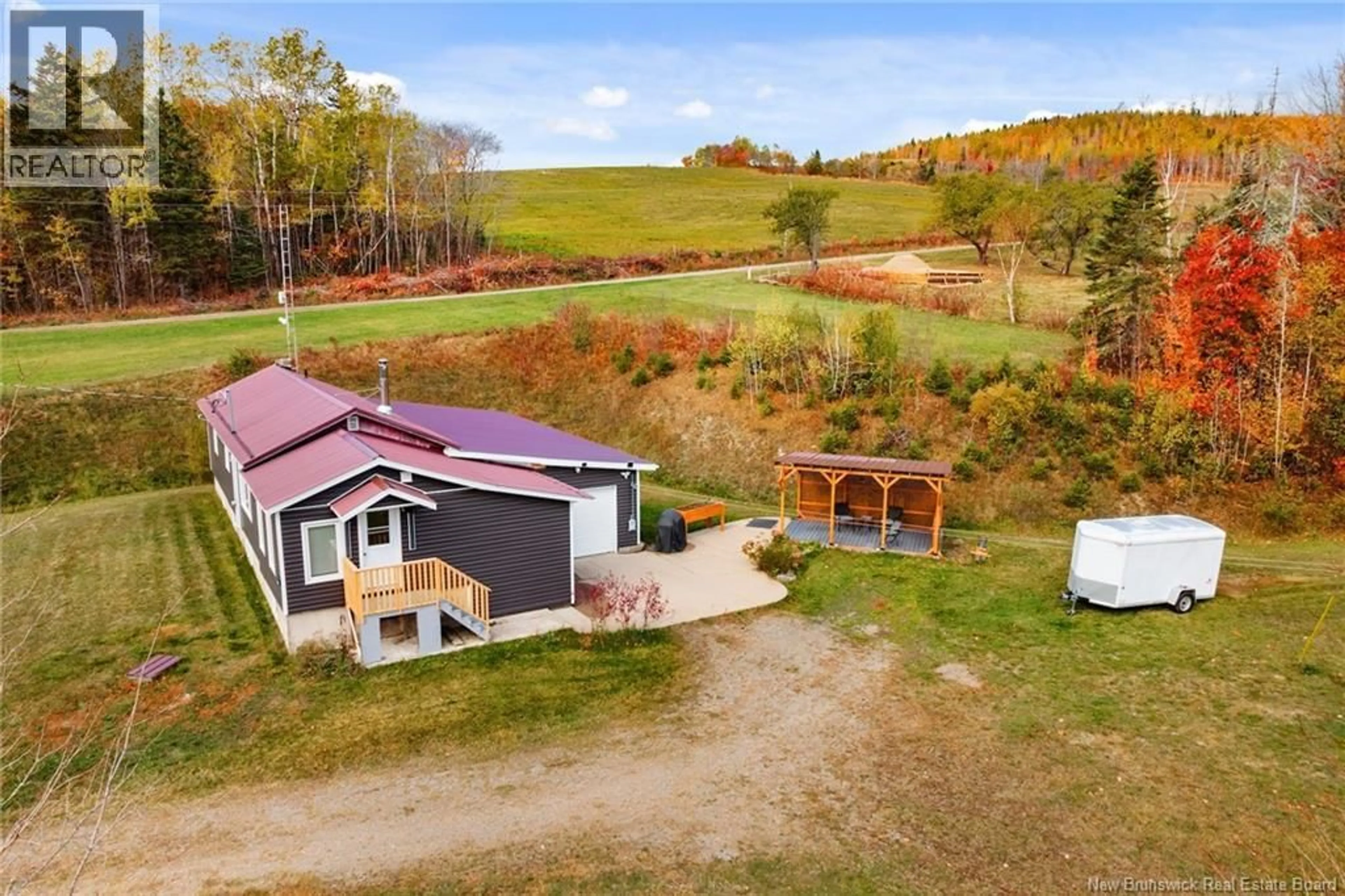 A pic from outside/outdoor area/front of a property/back of a property/a pic from drone, unknown for 1150 CAMPBELL SETTLEMENT ROAD, Campbell Settlement New Brunswick E6G2N1