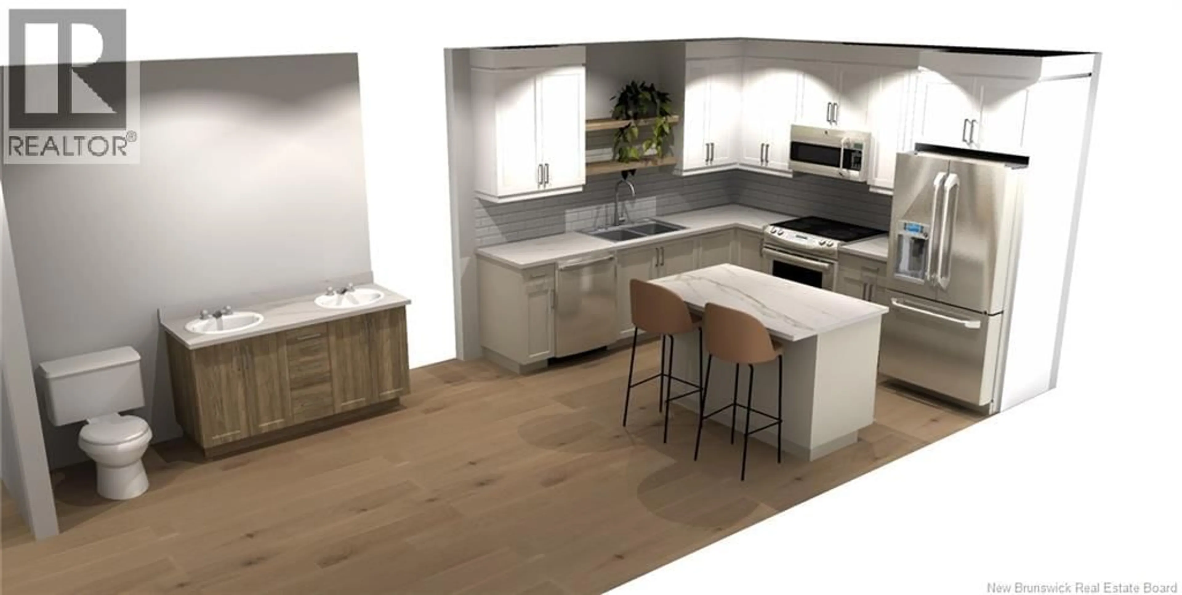 Open concept kitchen, unknown for 1 - 436 LA VALLEE, Memramcook New Brunswick E4K2A3