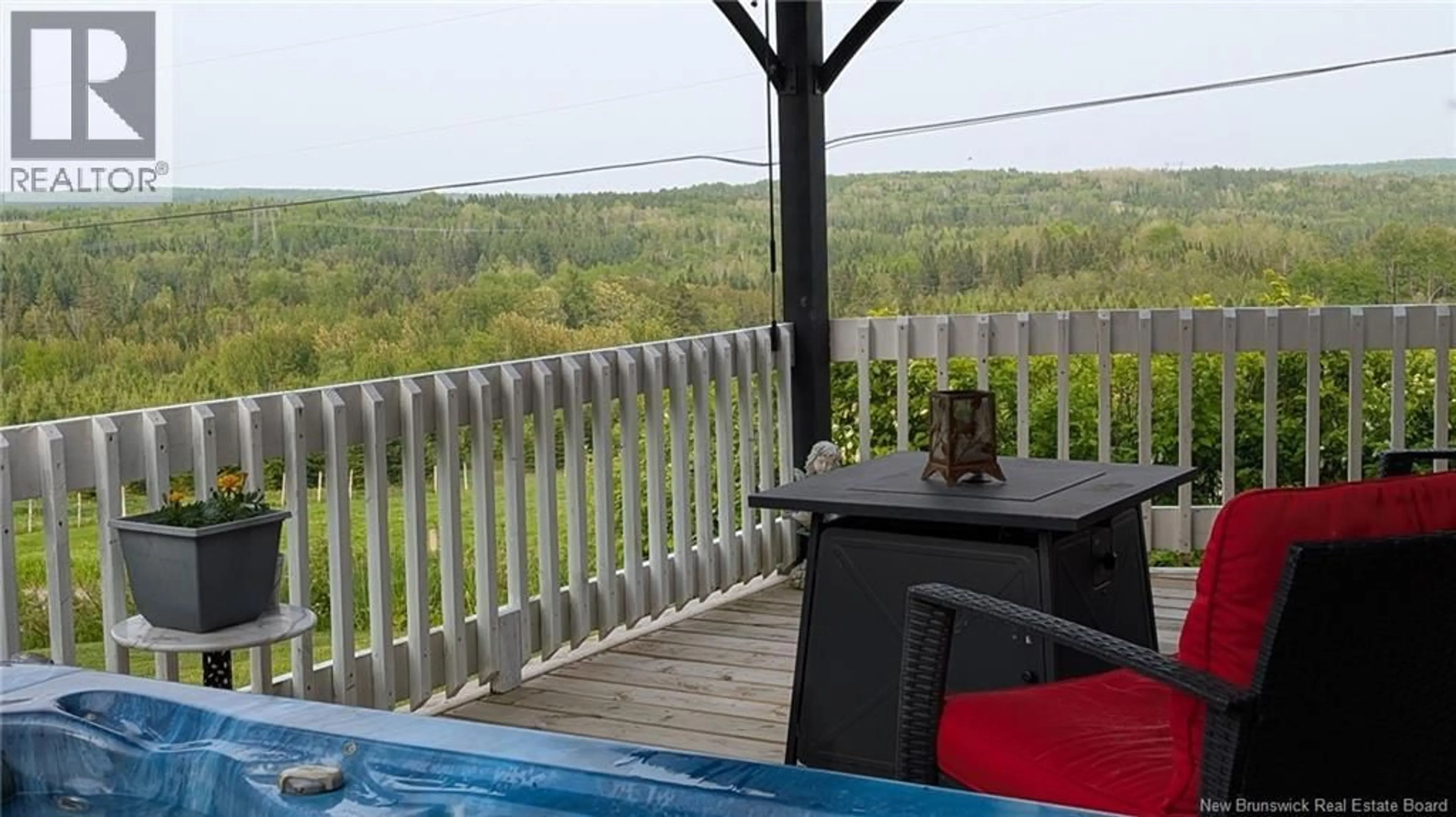 Patio, water/lake/river/ocean view for 296 MONTAGNE À COMEAU ROAD, Saint-André New Brunswick E3Y3G1