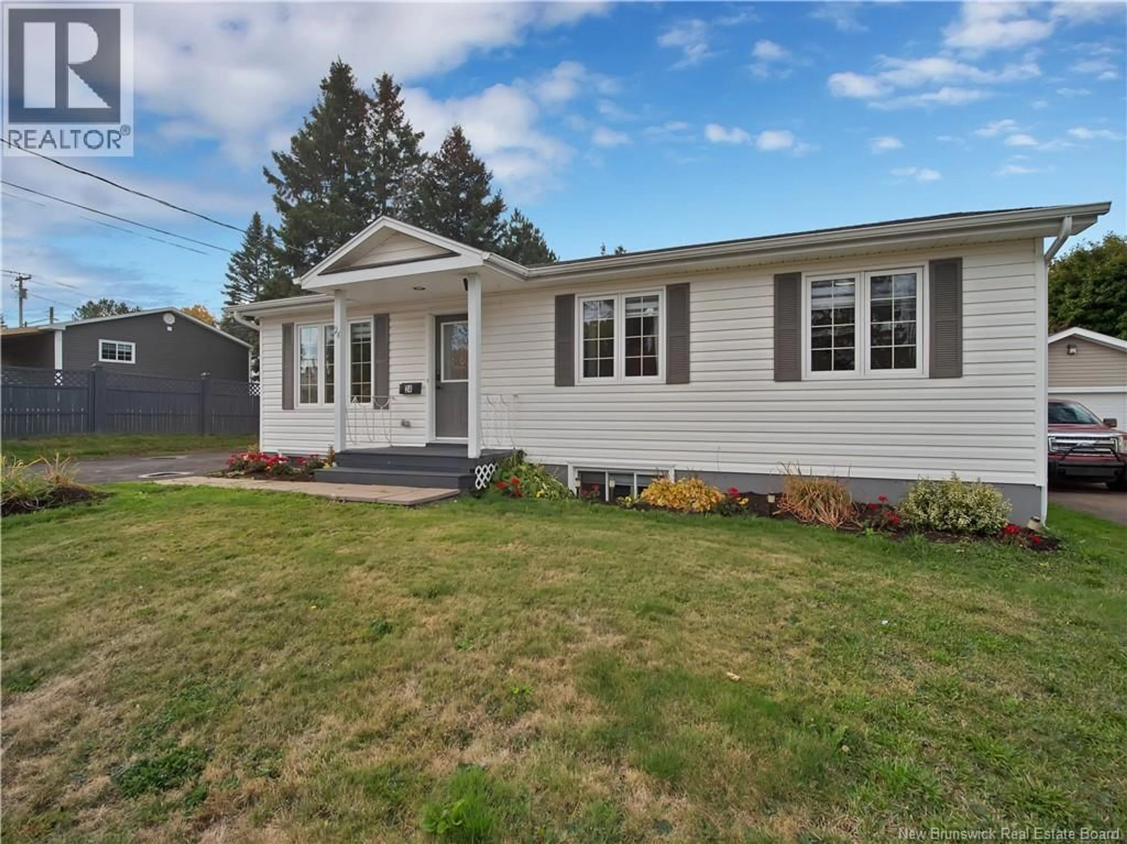 Home with vinyl exterior material, street for 24 PALISADE DRIVE, Moncton New Brunswick E1A6Y1