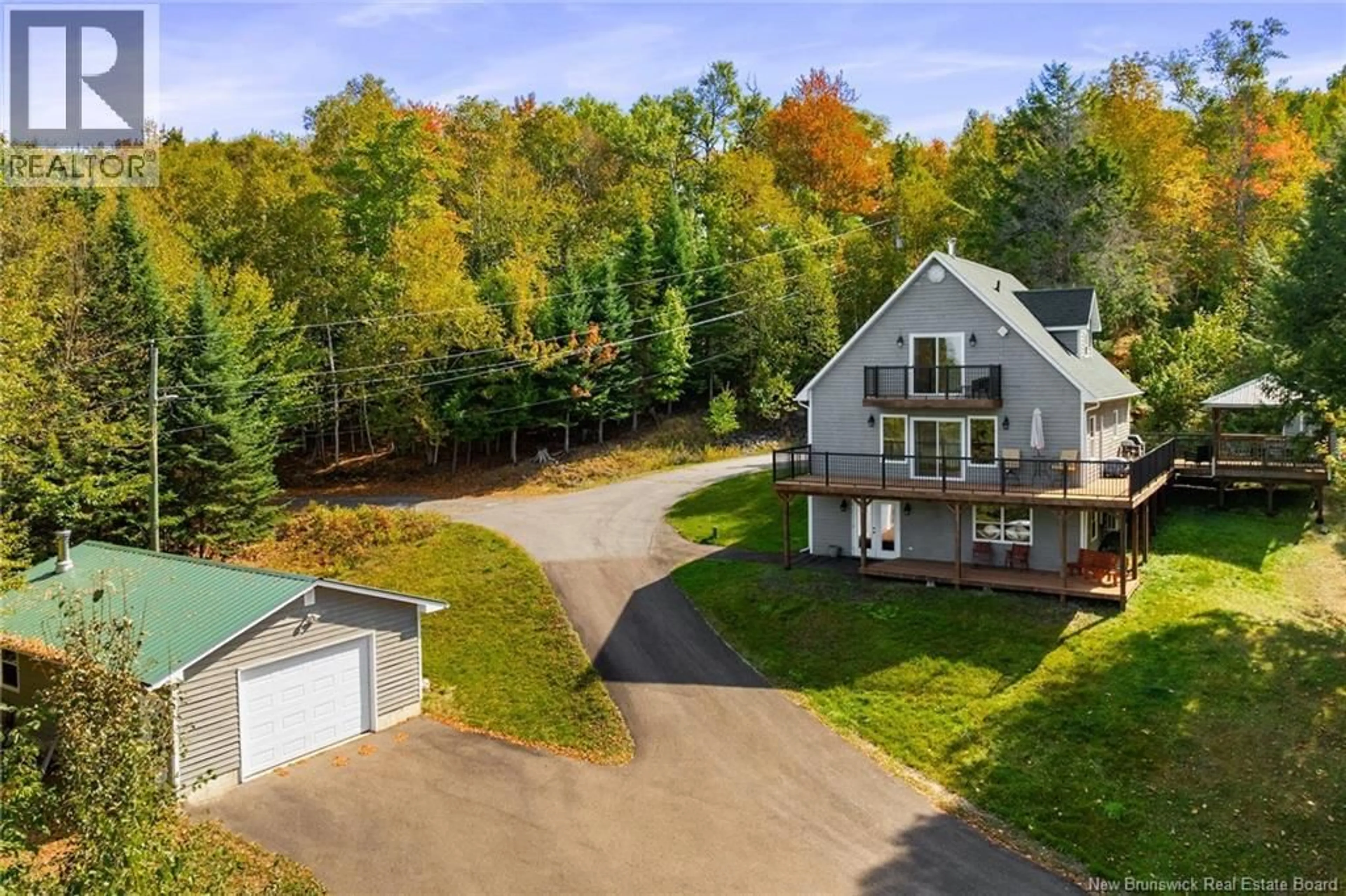 A pic from outside/outdoor area/front of a property/back of a property/a pic from drone, unknown for 211 JACKSON ROAD, Keswick Ridge New Brunswick E6L1V6