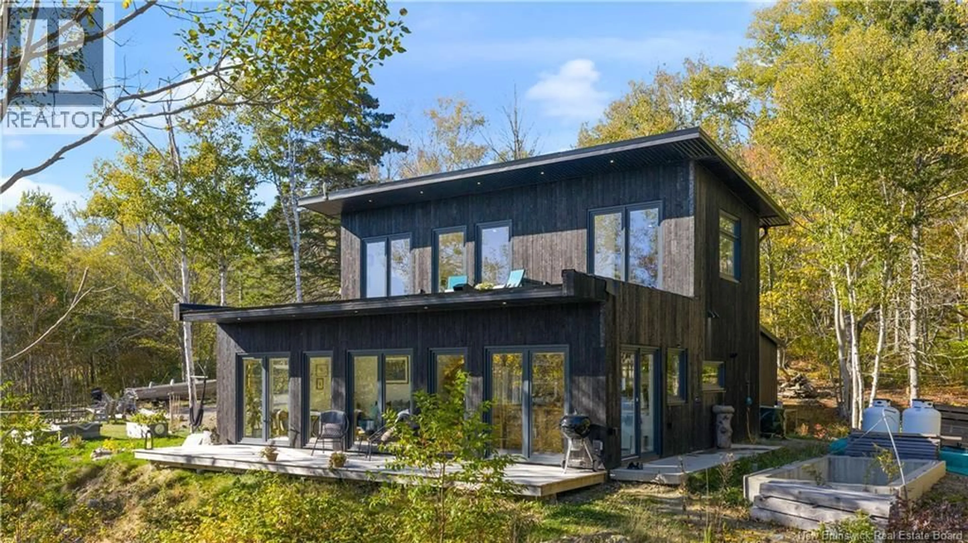 Home with brick exterior material, forest/trees view for 478 FUNDY DRIVE, Wilsons Beach New Brunswick E5E1X2