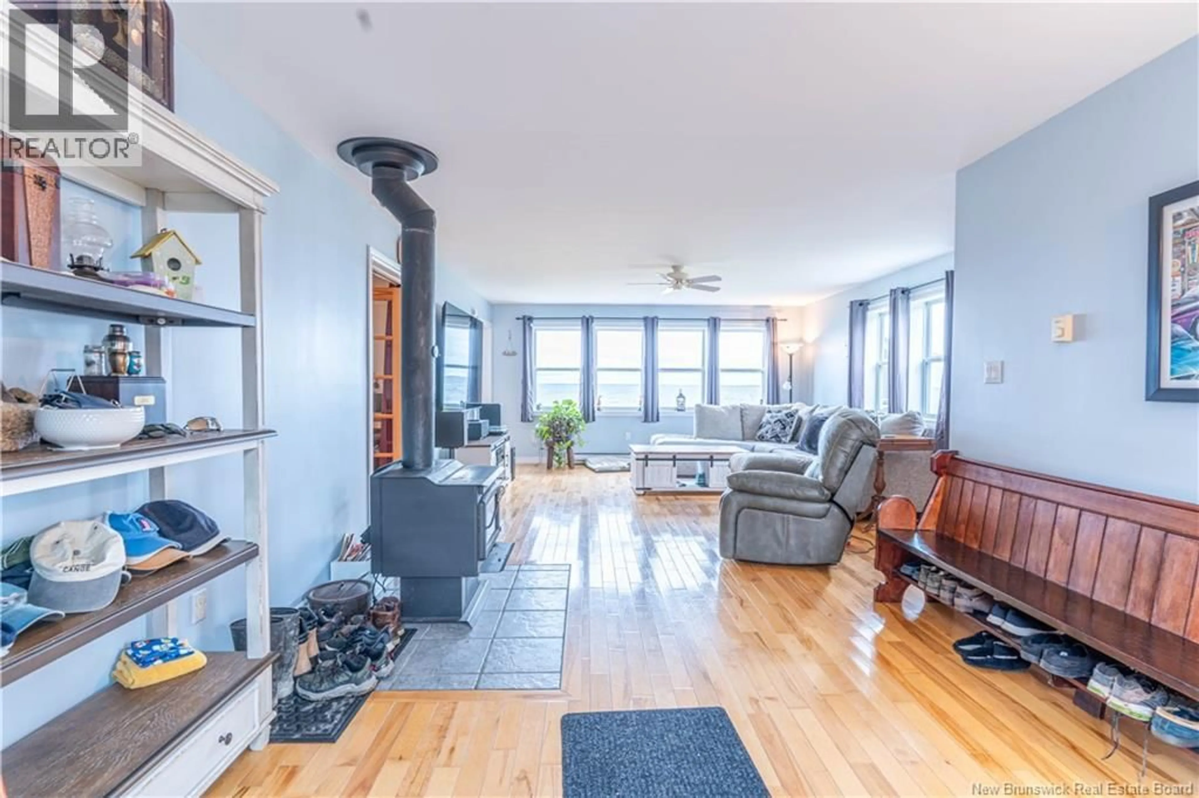 Living room with furniture, wood/laminate floor for 502 HARDWICK ROAD, Hardwicke New Brunswick E9A1L6