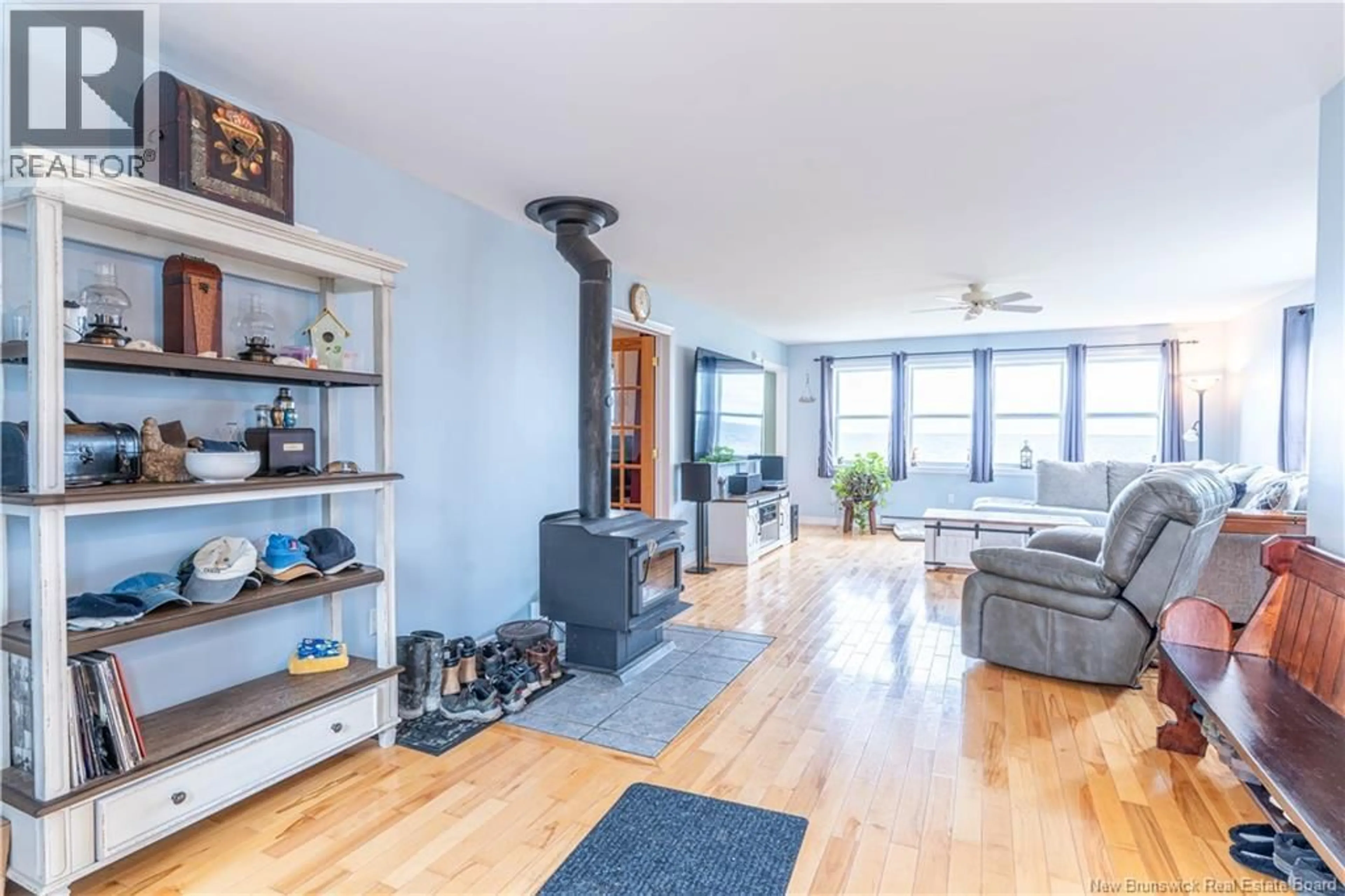 Living room with furniture, wood/laminate floor for 502 HARDWICK ROAD, Hardwicke New Brunswick E9A1L6