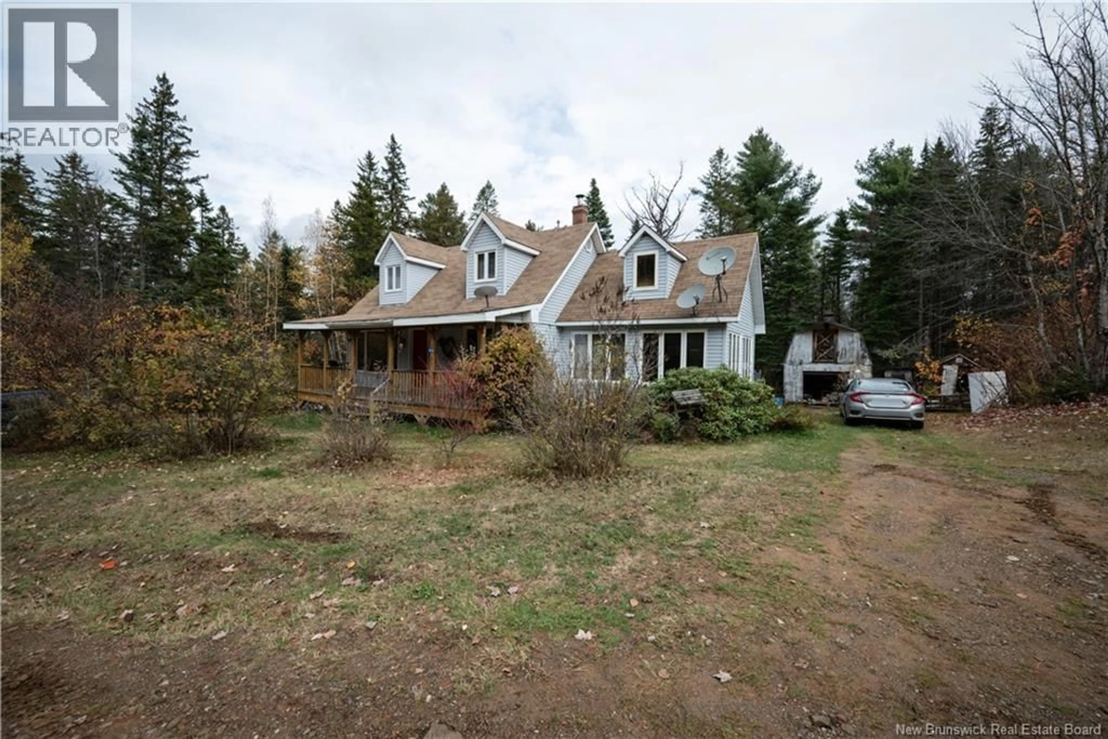 A pic from outside/outdoor area/front of a property/back of a property/a pic from drone, unknown for 46 POWER BROOK ROAD, Parkindale New Brunswick E4J1P8
