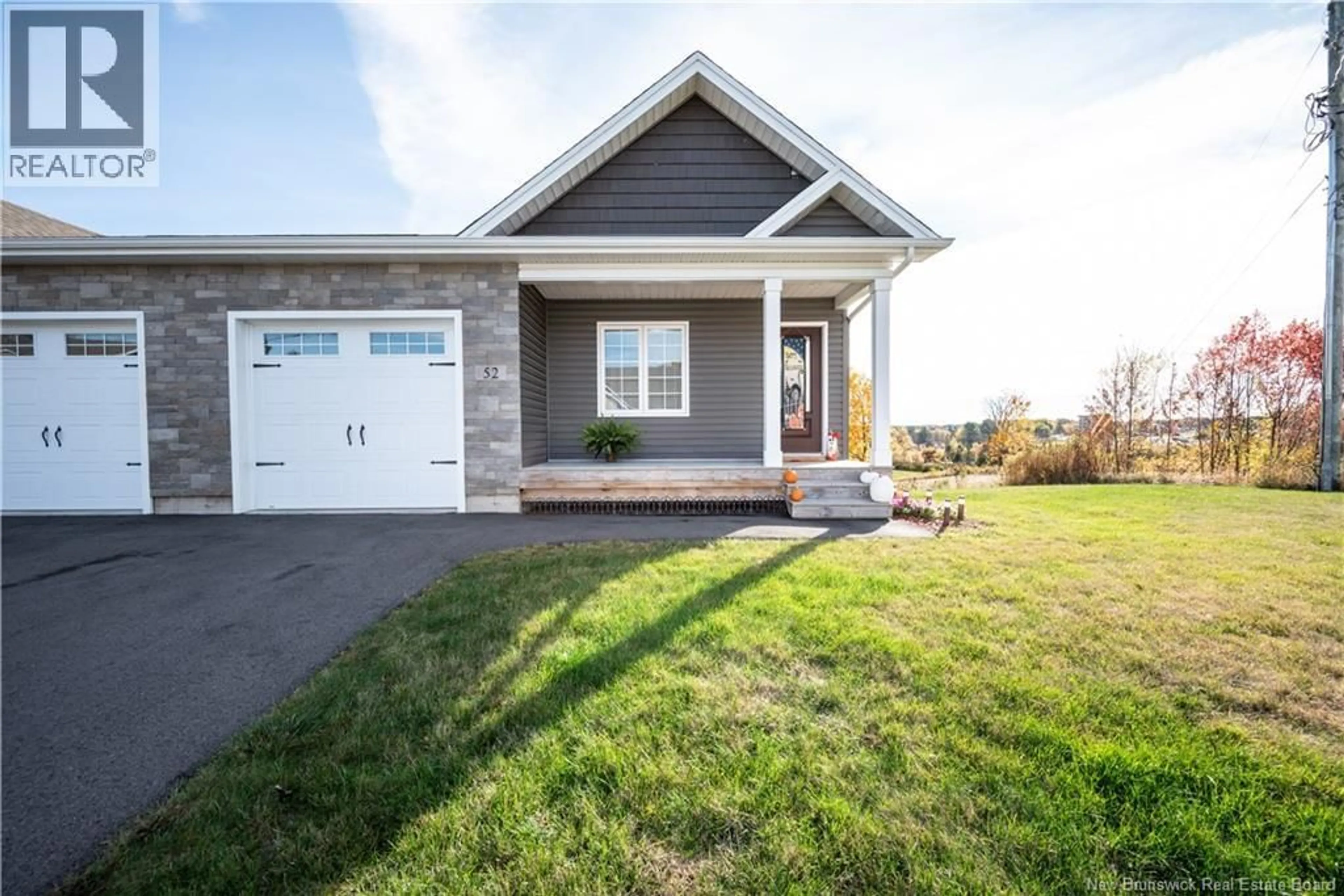 Home with vinyl exterior material, street for 52 AUBERRY STREET, Moncton New Brunswick E1G5V2