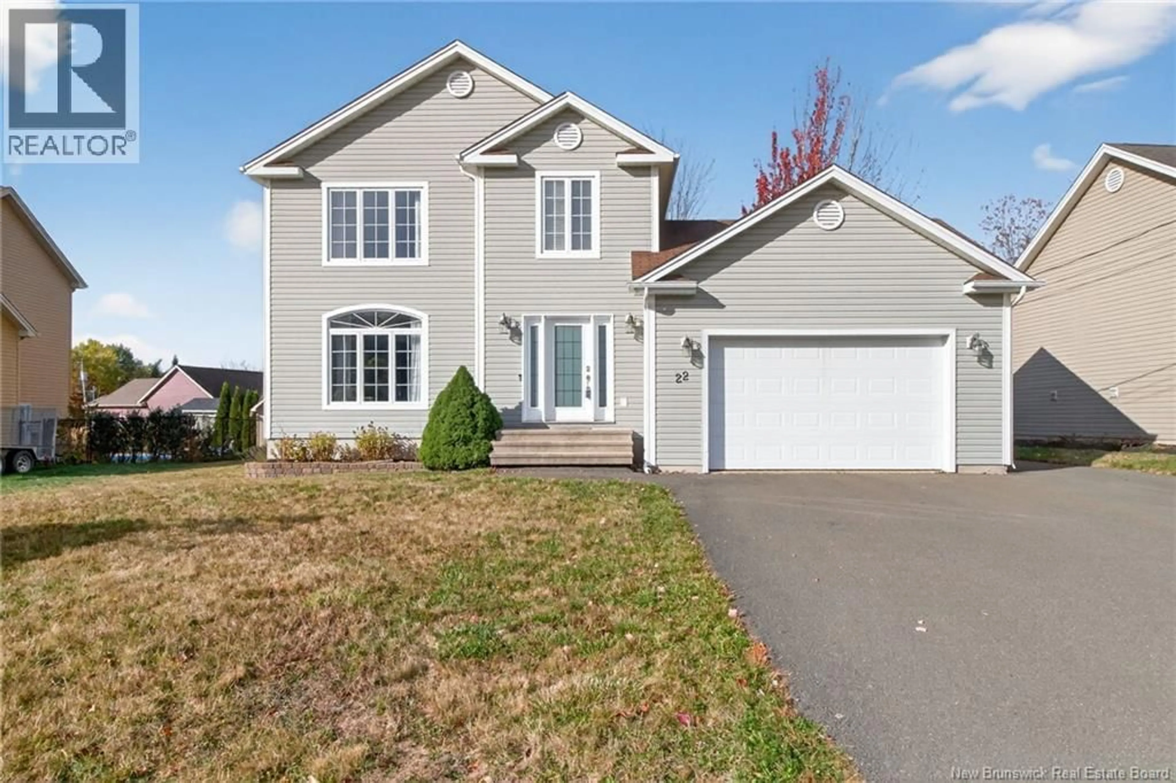 Home with vinyl exterior material, street for 22 CAMILLE STREET, Dieppe New Brunswick E1A0R6