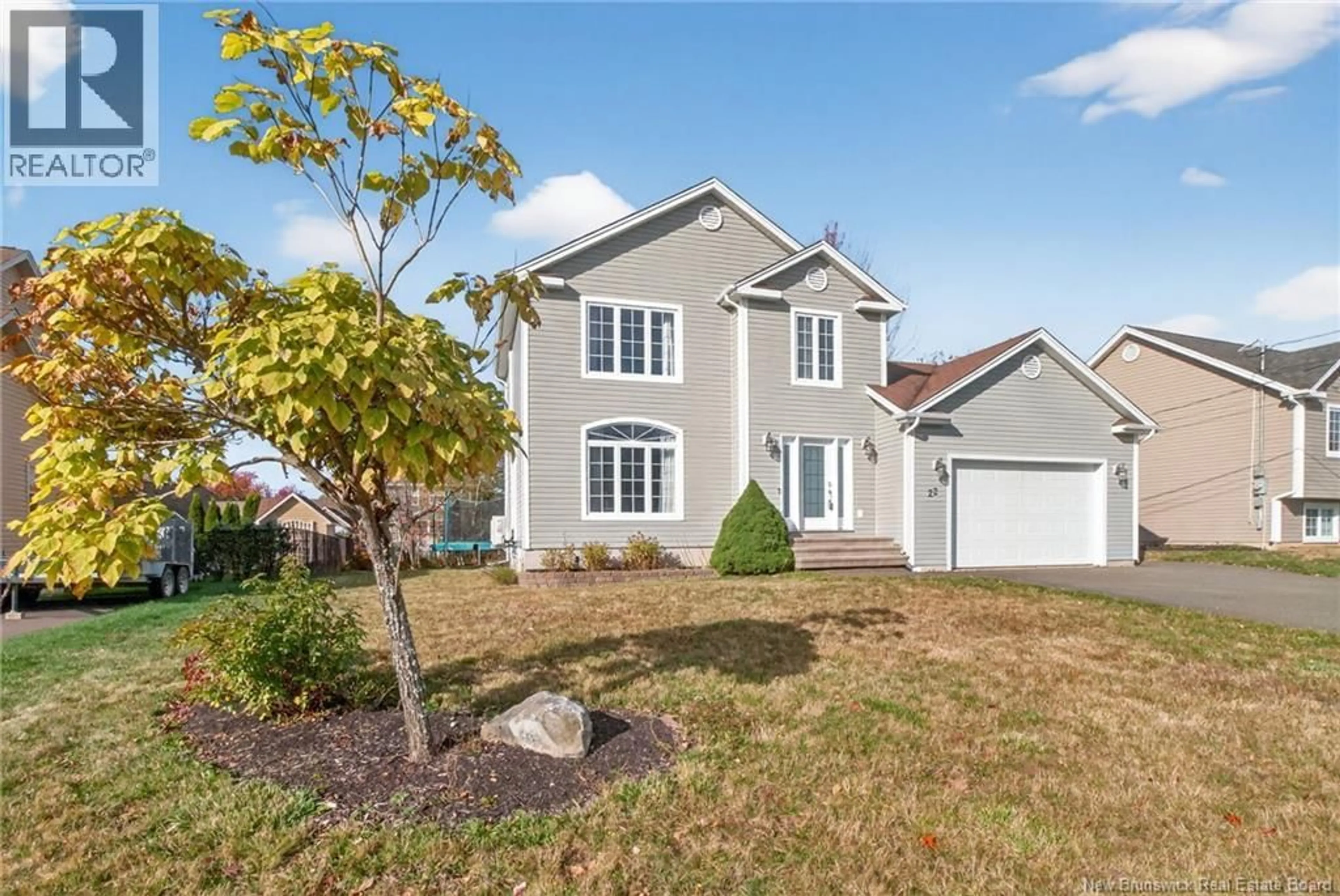Home with vinyl exterior material, street for 22 CAMILLE STREET, Dieppe New Brunswick E1A0R6
