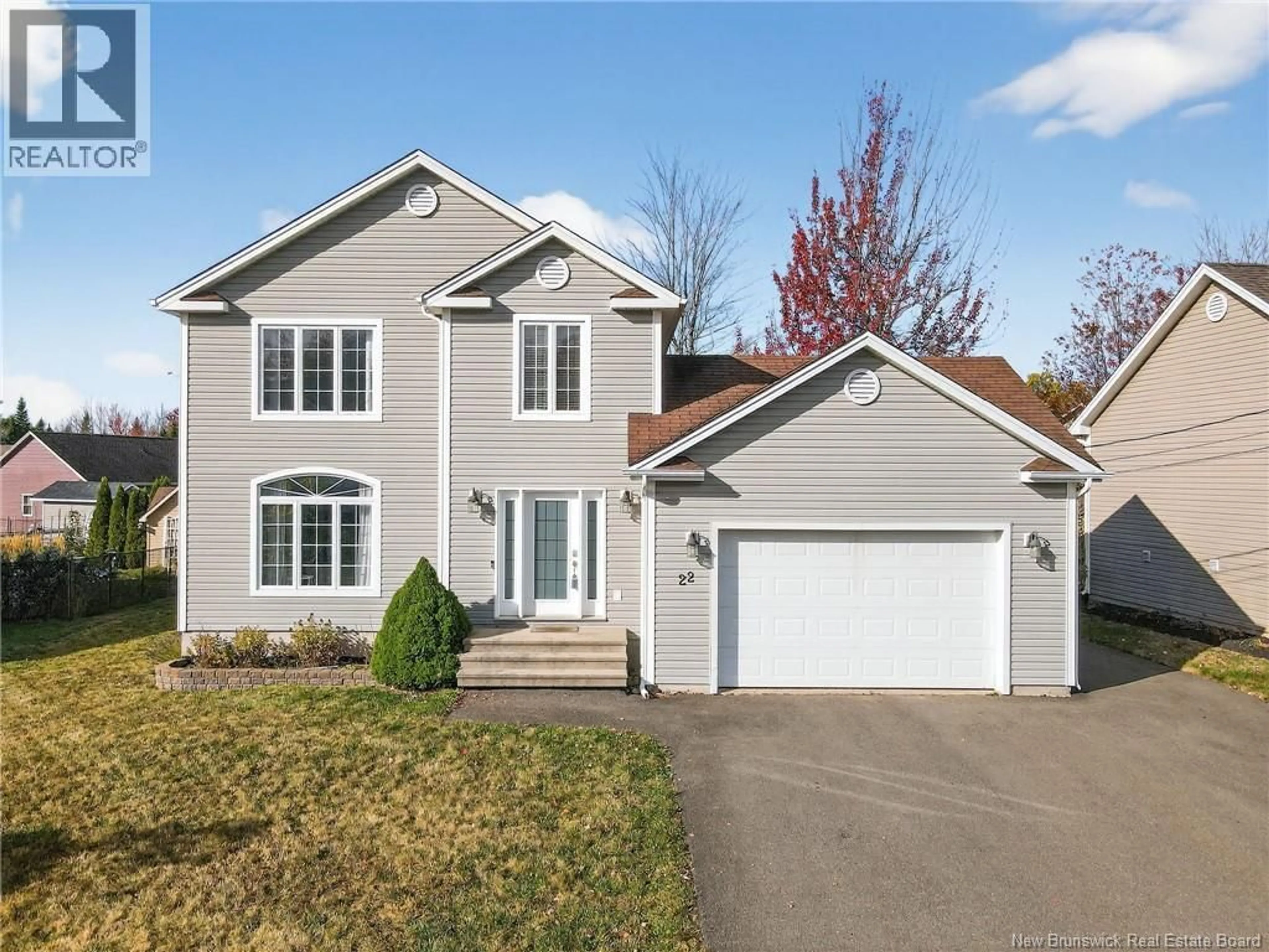 Home with vinyl exterior material, street for 22 CAMILLE STREET, Dieppe New Brunswick E1A0R6
