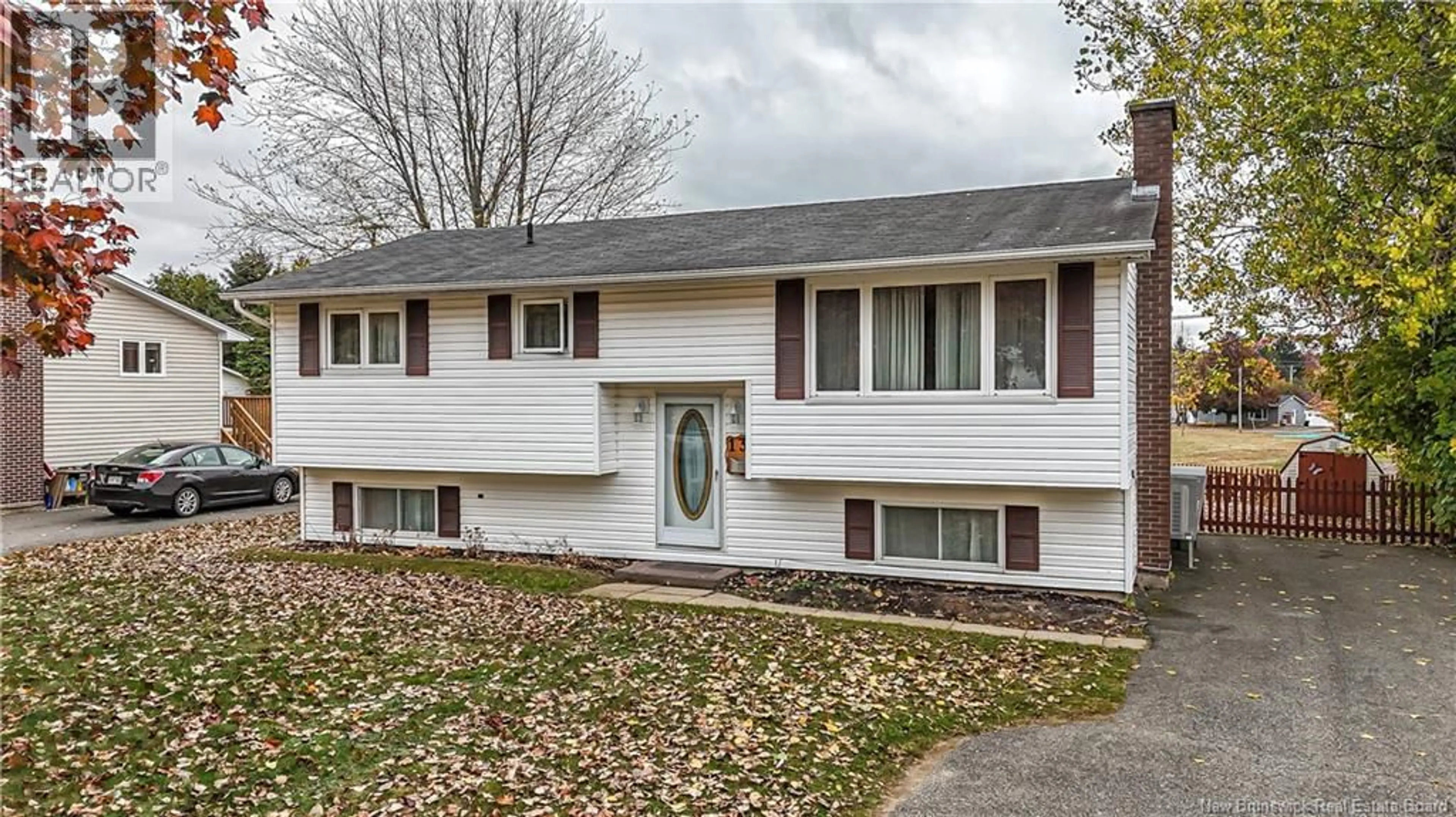 Home with vinyl exterior material, street for 136 JEWETT STREET, Fredericton New Brunswick E3A4Z7