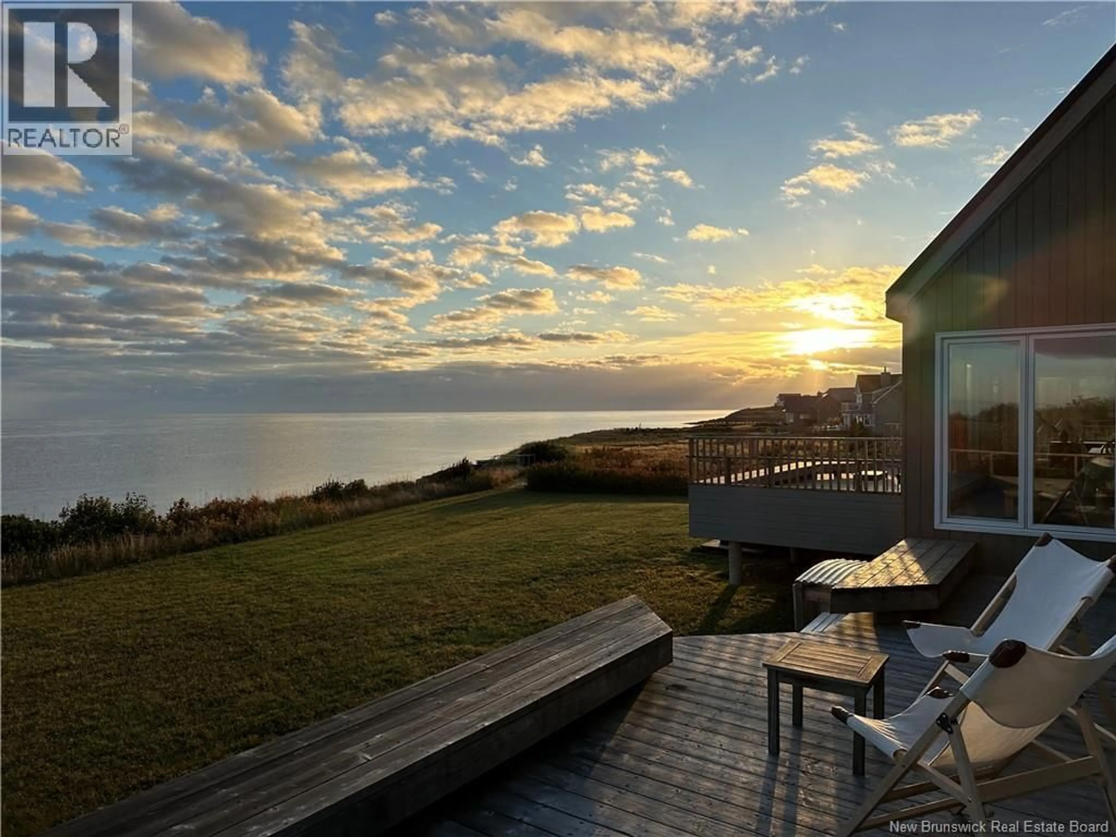 A pic from outside/outdoor area/front of a property/back of a property/a pic from drone, water/lake/river/ocean view for 1148 DE LA FALAISE AVENUE, Cap-Pelé New Brunswick E4N1P5