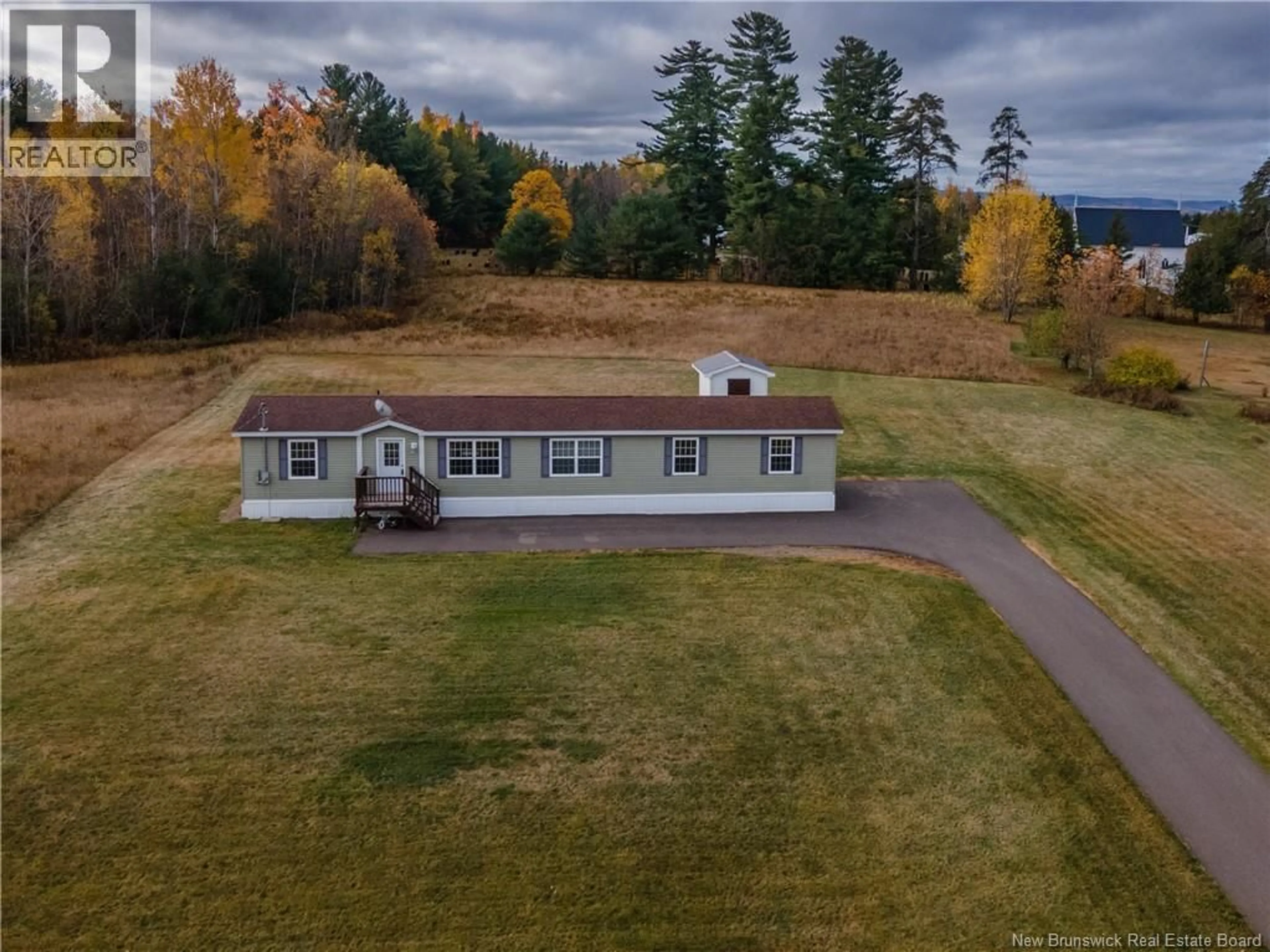 A pic from outside/outdoor area/front of a property/back of a property/a pic from drone, water/lake/river/ocean view for 12 CREEK ROAD, Berwick New Brunswick E5P3C2