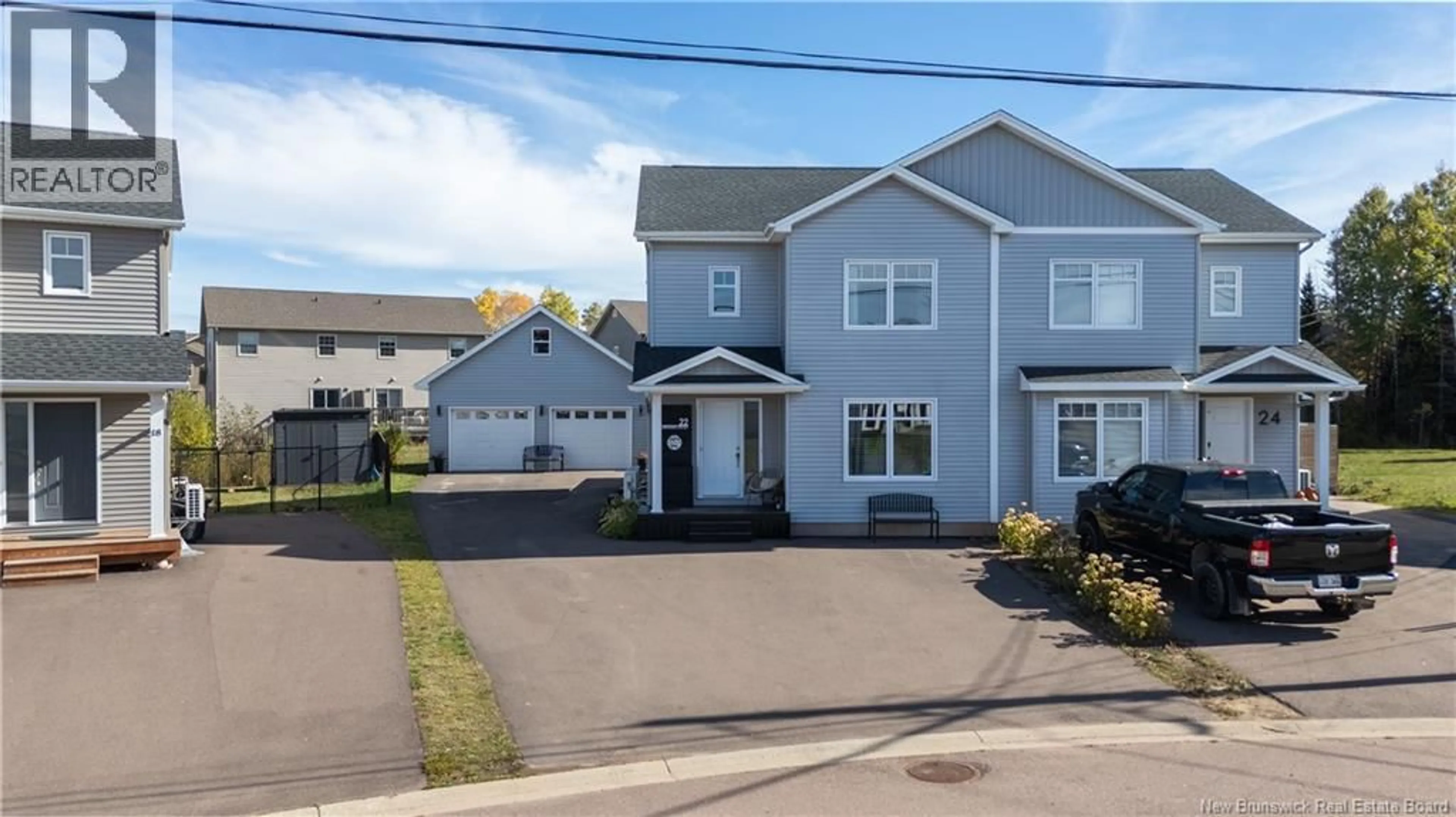 A pic from outside/outdoor area/front of a property/back of a property/a pic from drone, street for 22 BROOKLYN, Moncton New Brunswick E1A7E8