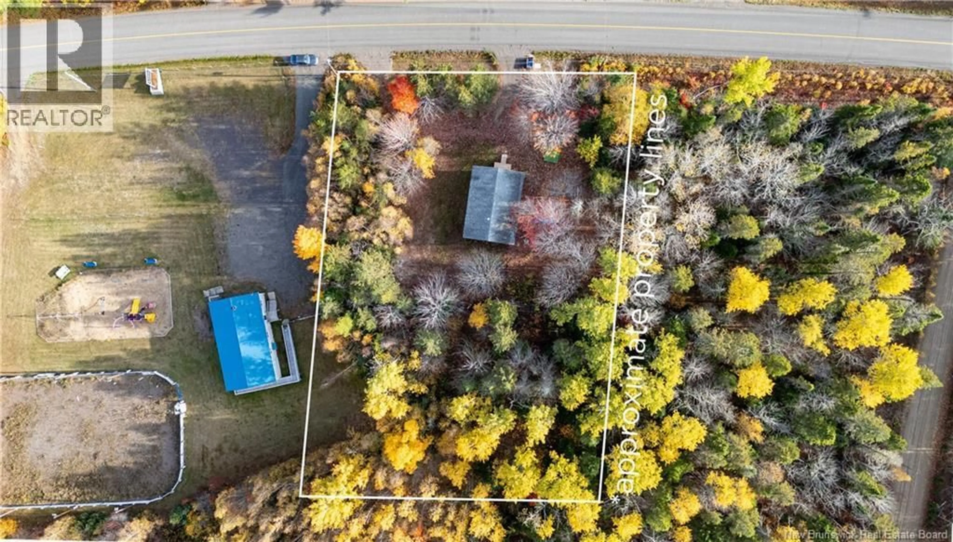 A pic from outside/outdoor area/front of a property/back of a property/a pic from drone, unknown for 2880 ROUTE 510, Targettville New Brunswick E4T1V9