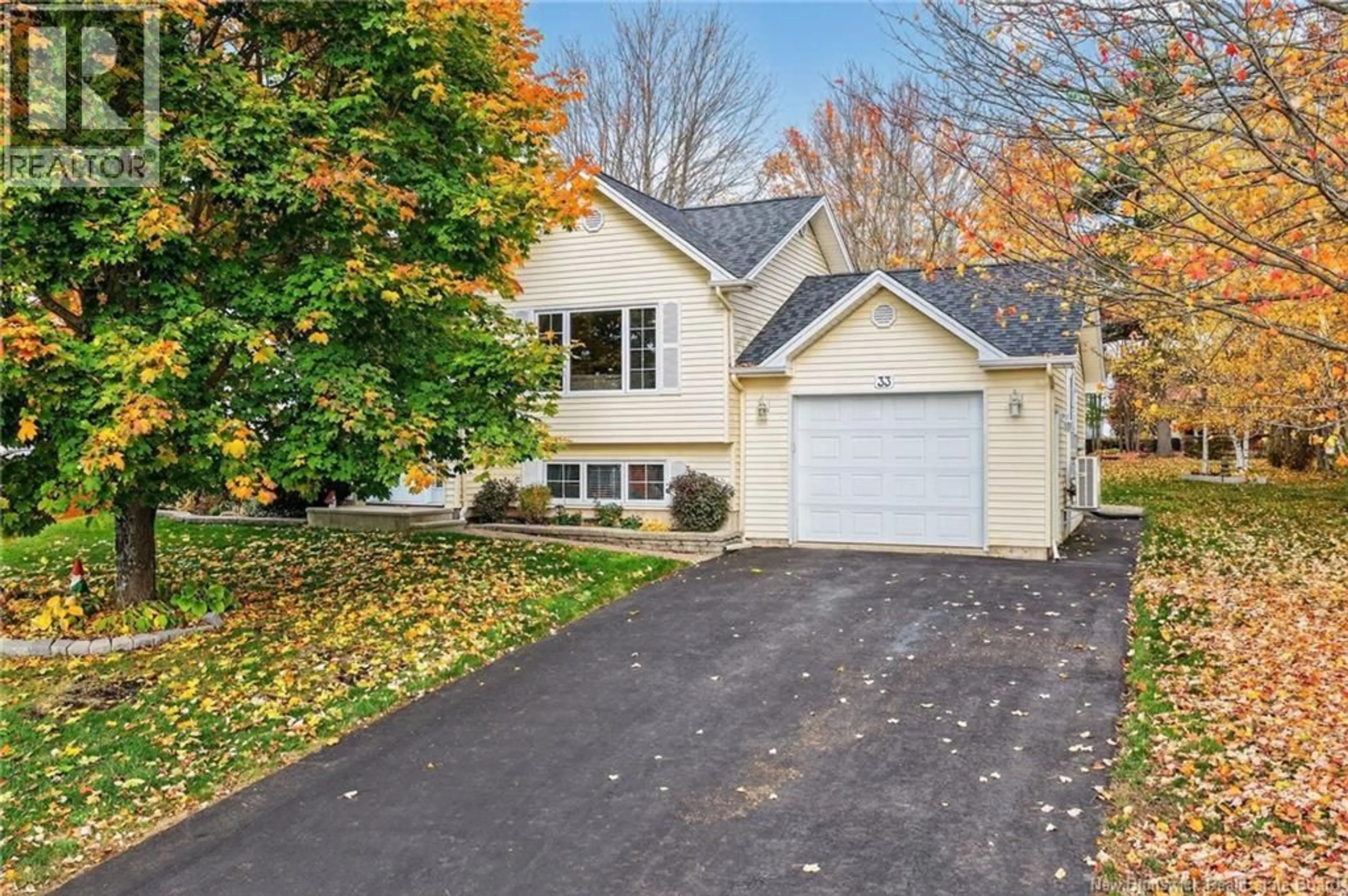 Home with vinyl exterior material, street for 33 TALITH STREET, Moncton New Brunswick E1E4V4