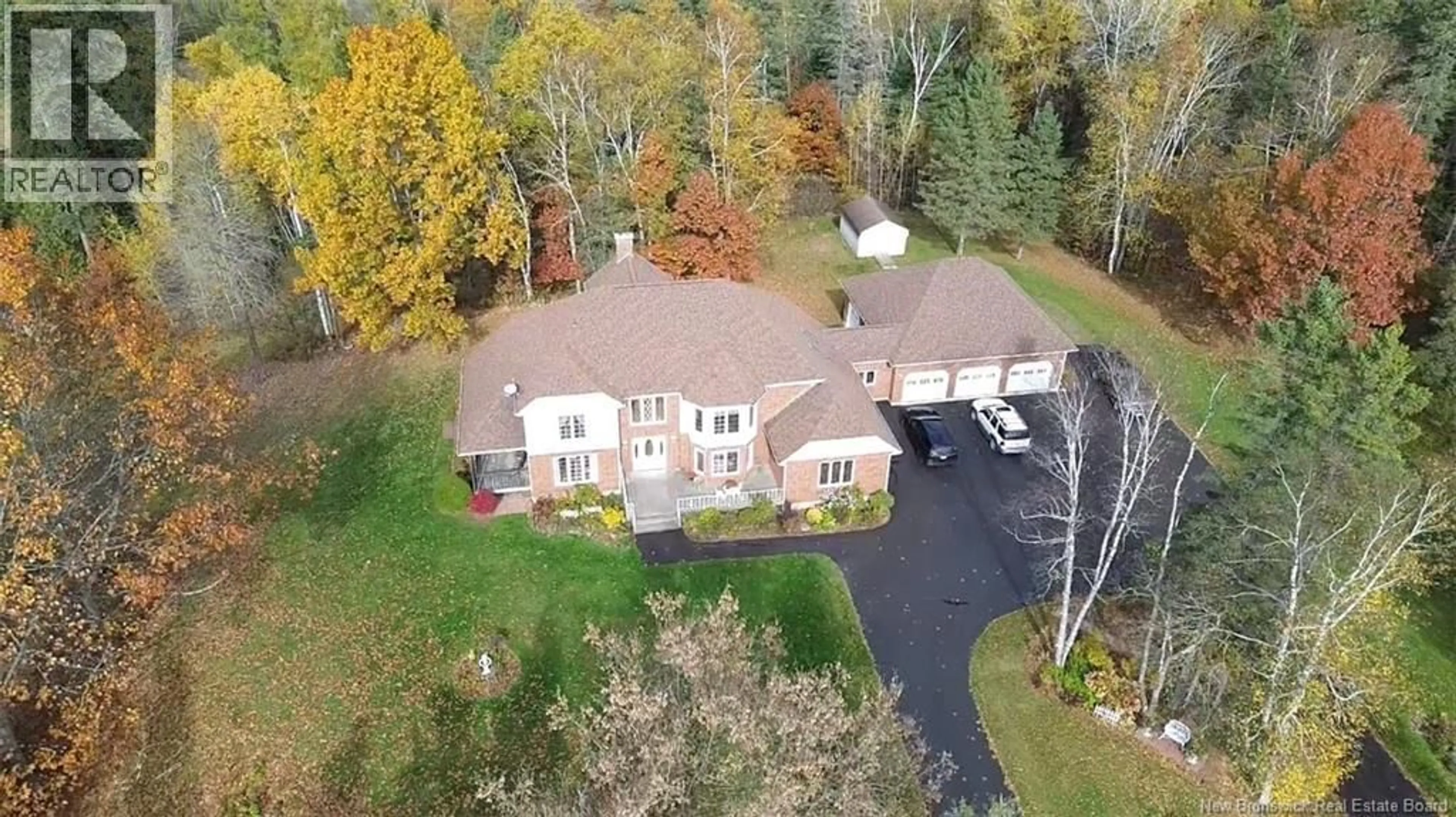A pic from outside/outdoor area/front of a property/back of a property/a pic from drone, street for 81 WOODLAND HILL, Perth-Andover New Brunswick E7H5H4