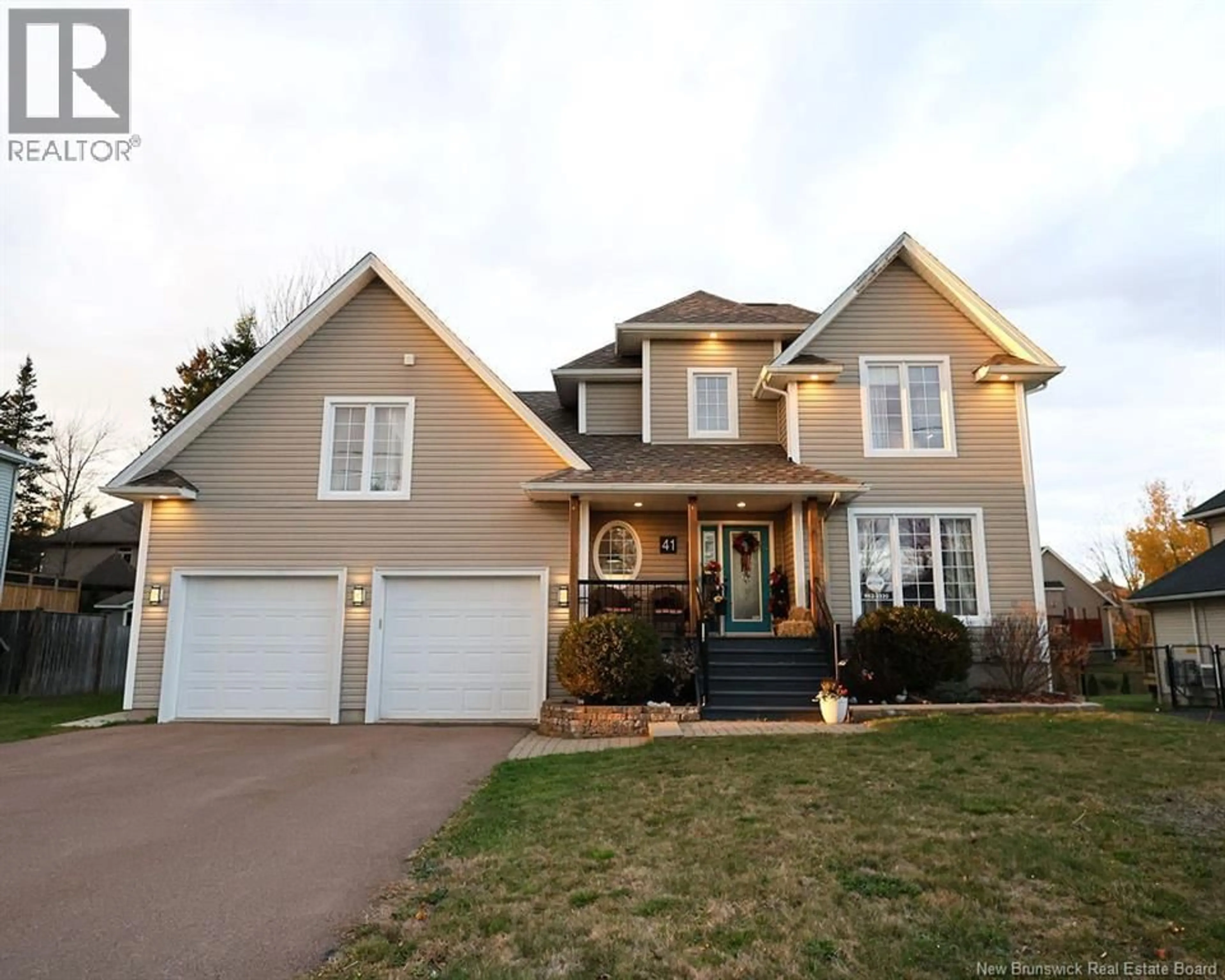 Home with vinyl exterior material, street for 41 CYR STREET, Dieppe New Brunswick E1A8A1