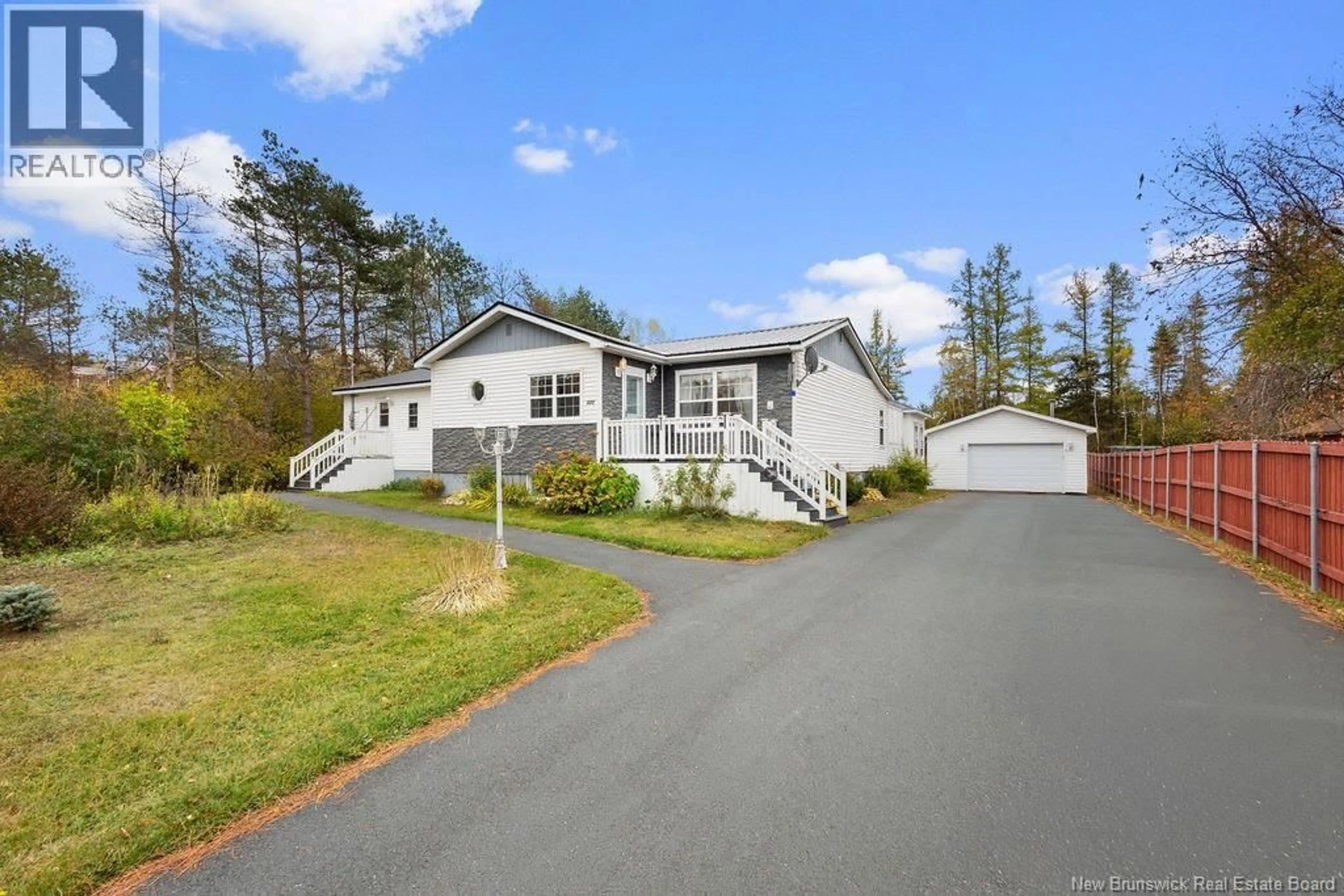 Home with vinyl exterior material, water/lake/river/ocean view for 520 HWY 118, Gray Rapids New Brunswick E9B1H2