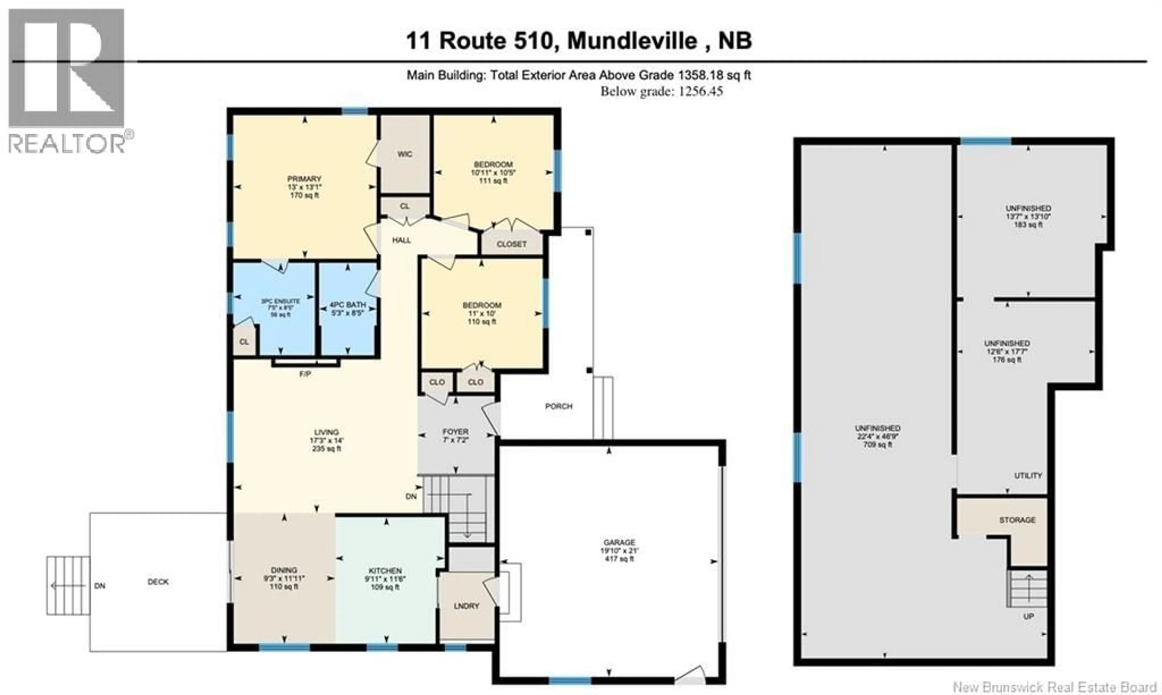 Floor plan for 11 ROUTE 510, Mundleville New Brunswick E4W0G2