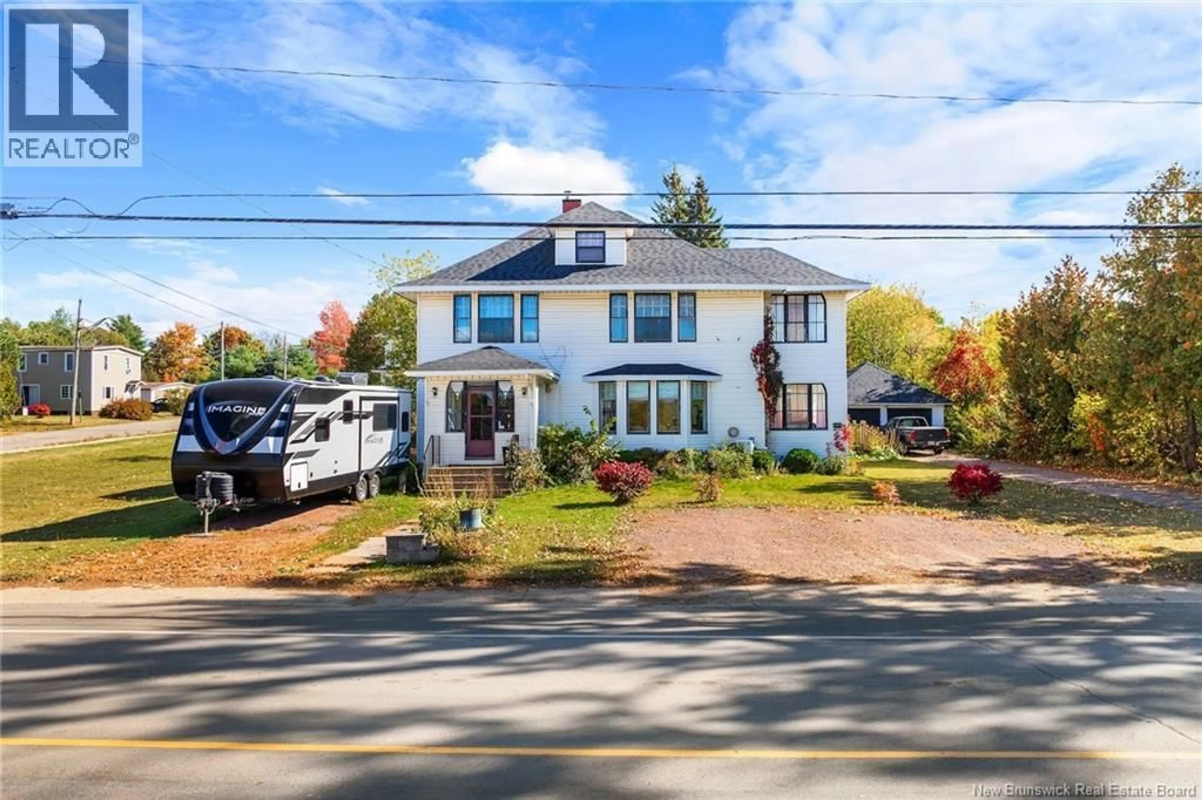 A pic from outside/outdoor area/front of a property/back of a property/a pic from drone, street for 209 MAIN STREET, Chipman New Brunswick E4A1X3
