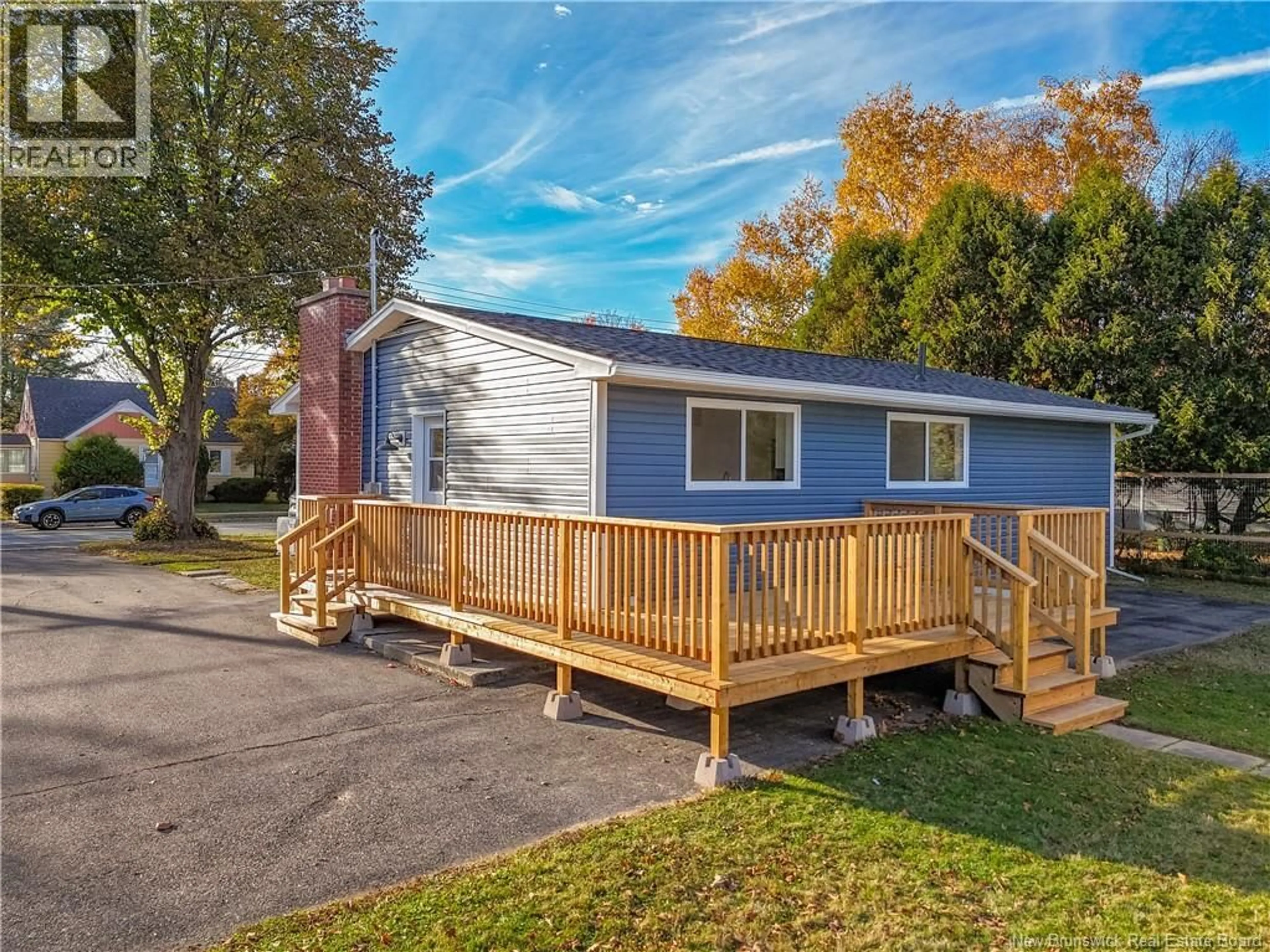 Home with vinyl exterior material, street for 777 MACLAREN AVENUE, Fredericton New Brunswick E3A3L6