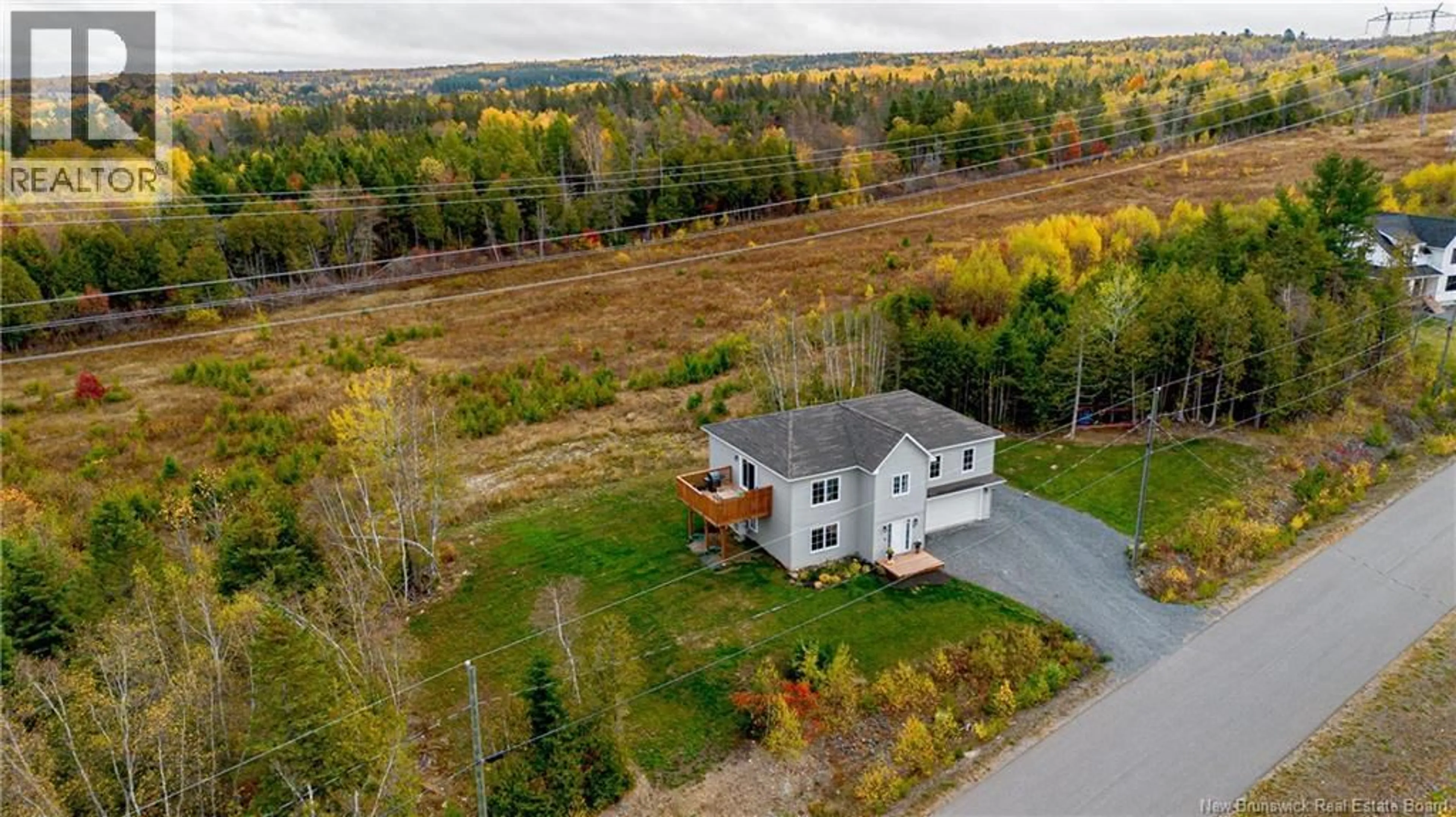 A pic from outside/outdoor area/front of a property/back of a property/a pic from drone, unknown for 23 SNOWSHOE STREET, Lower Kingsclear New Brunswick E3E0E9