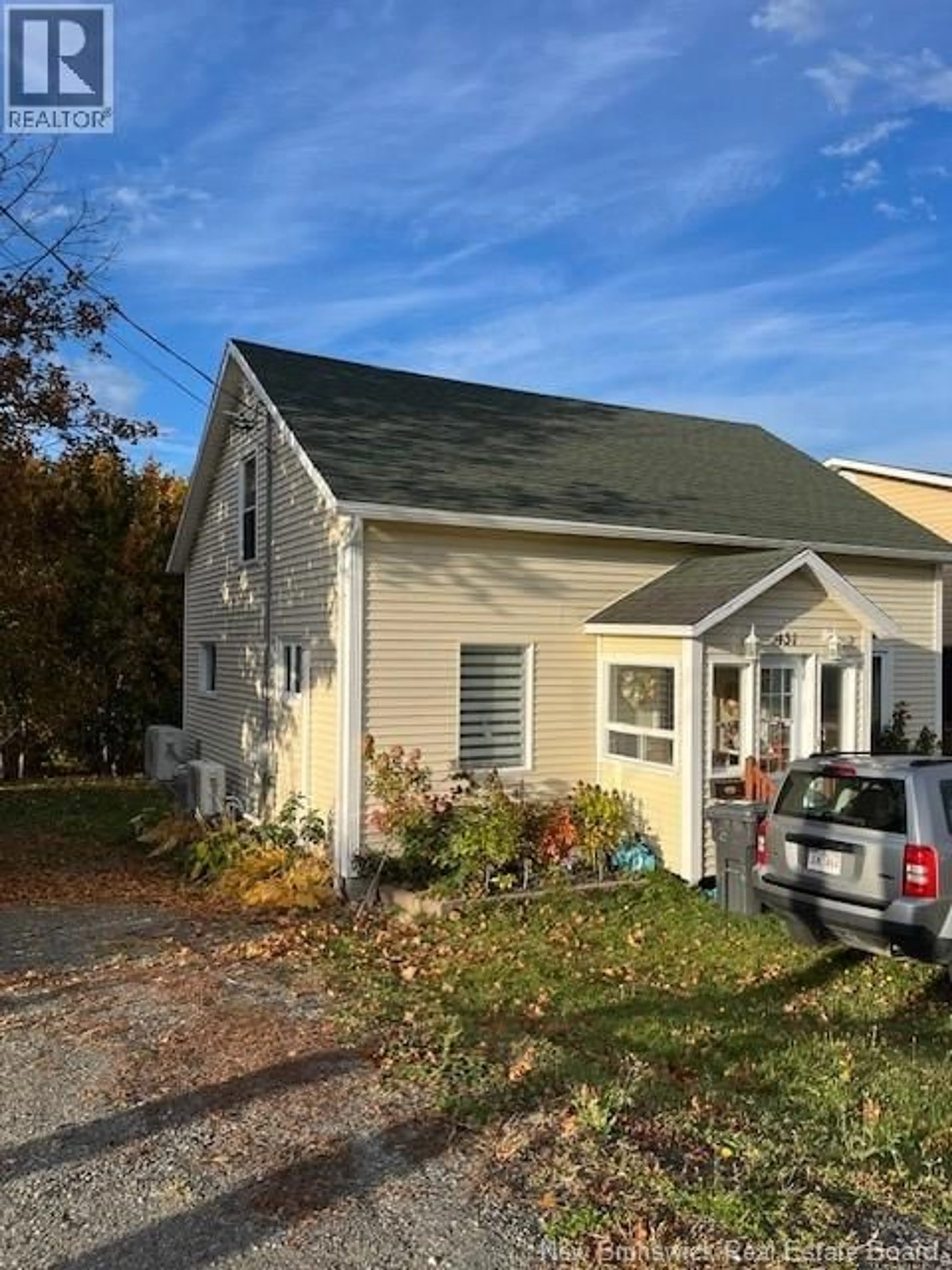Home with vinyl exterior material, street for 431 VANIER STREET, Campbellton New Brunswick E3N1V1