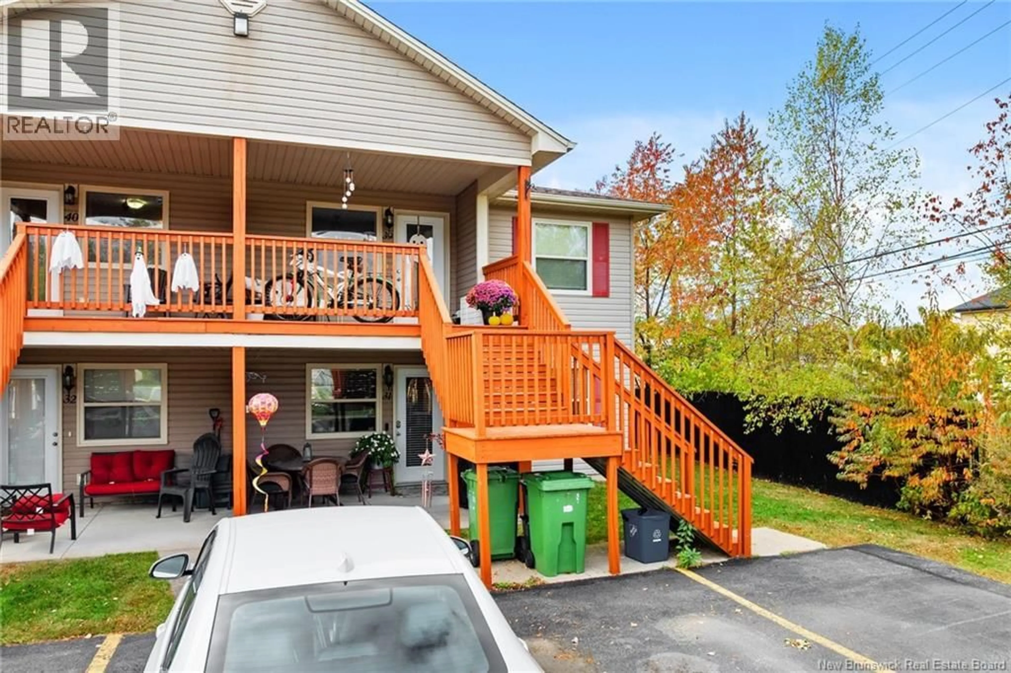 Patio, water/lake/river/ocean view for 31 - 20 TRAILSIDE, Fredericton New Brunswick E3A1R7