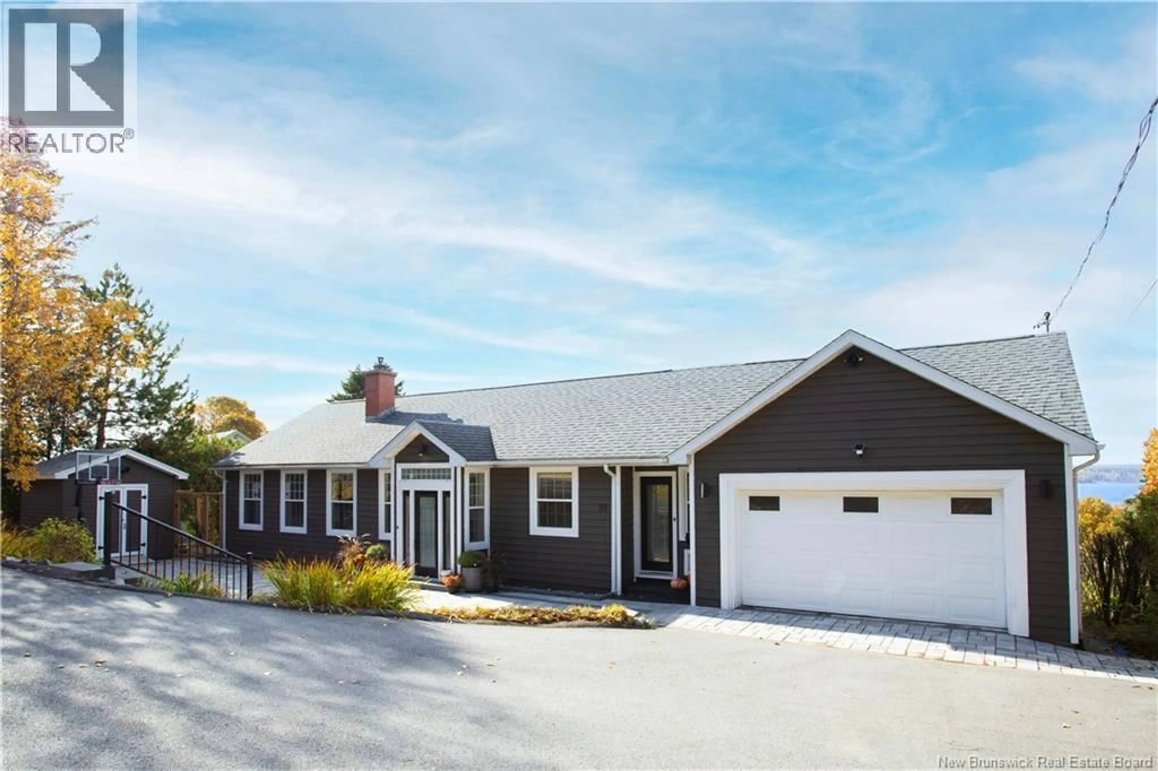 Home with vinyl exterior material, street for 77 APPLEBY DRIVE, Rothesay New Brunswick E2H1P3